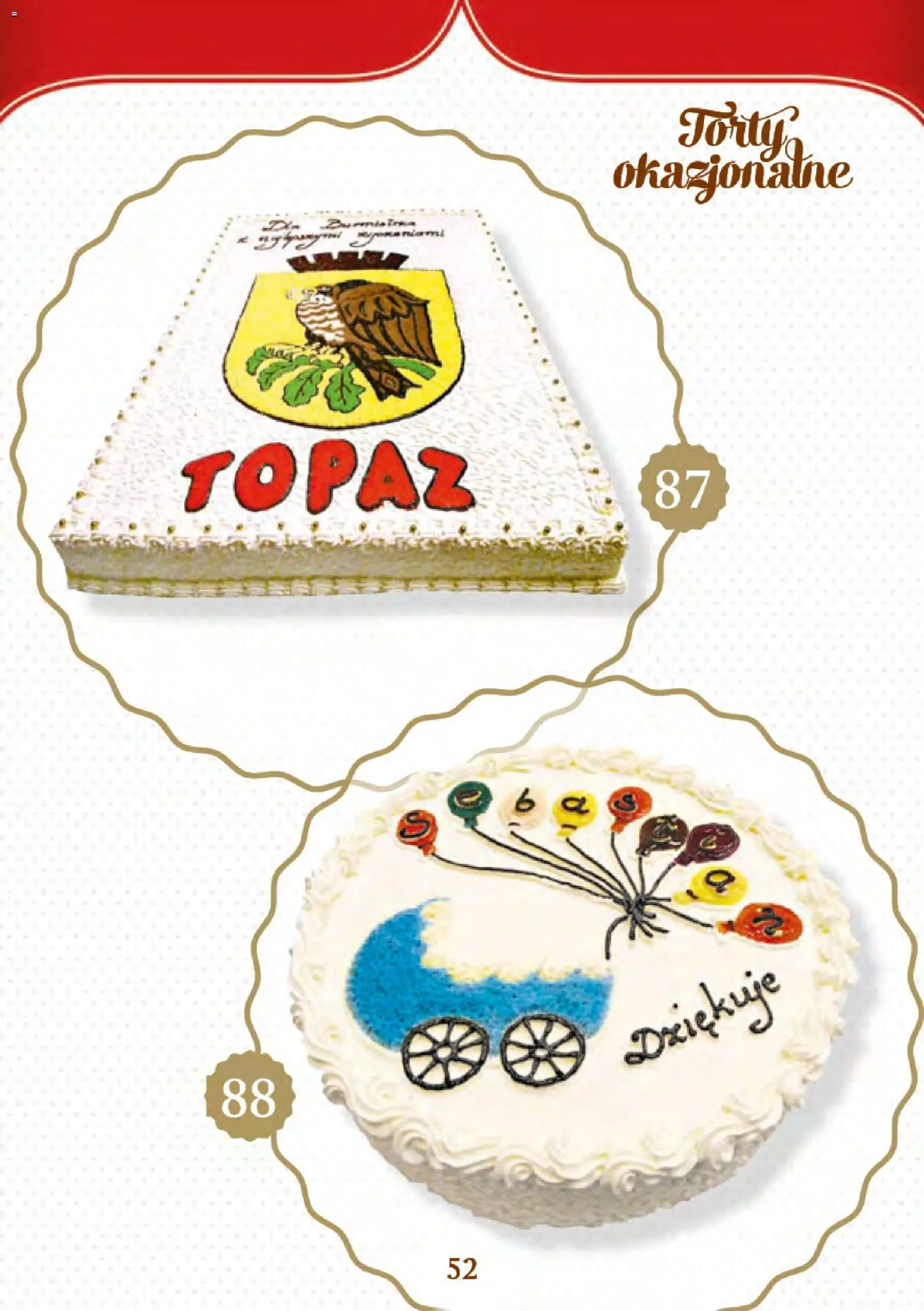 Topaz gazetka - Torty od 27.04.2026 | Strona: 52