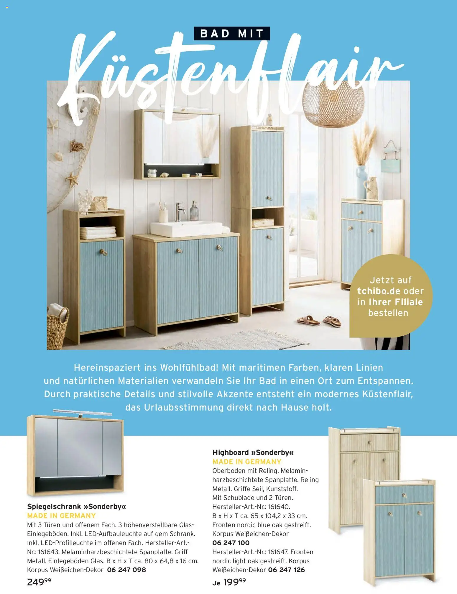 Angebote Tchibo – gültig ab 01.06.2026 | Seite: 102 | Produkte: HIghboard, Bad, Spiegelschrank