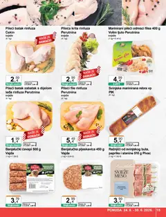 KTC Katalog - Pregled kataloga iz trgovine KTC, vrijedi od 24.06.2026 | Stranica: 15 | Proizvodi: Pileća krila, Pileći file, Meso, Ćevapčići
