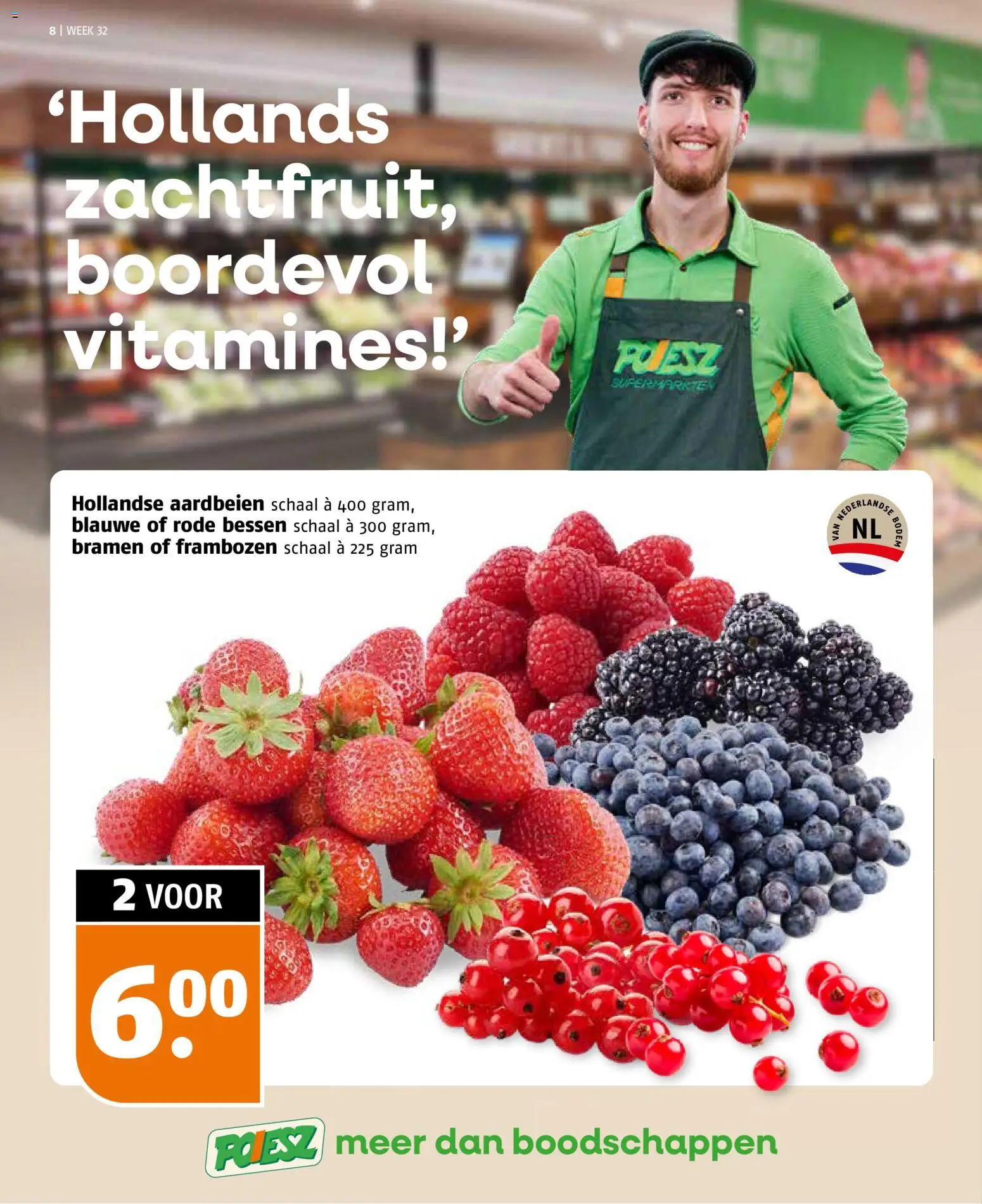 {H1} | Pagina: 8 | Producten: Aardbeien, Schaal, Frambozen