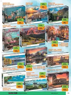 Náhled letáku Dráčik katalog - Vánoce od 08.10.2026 | Strana: 71 | Produkty: Puzzle, Houpačka