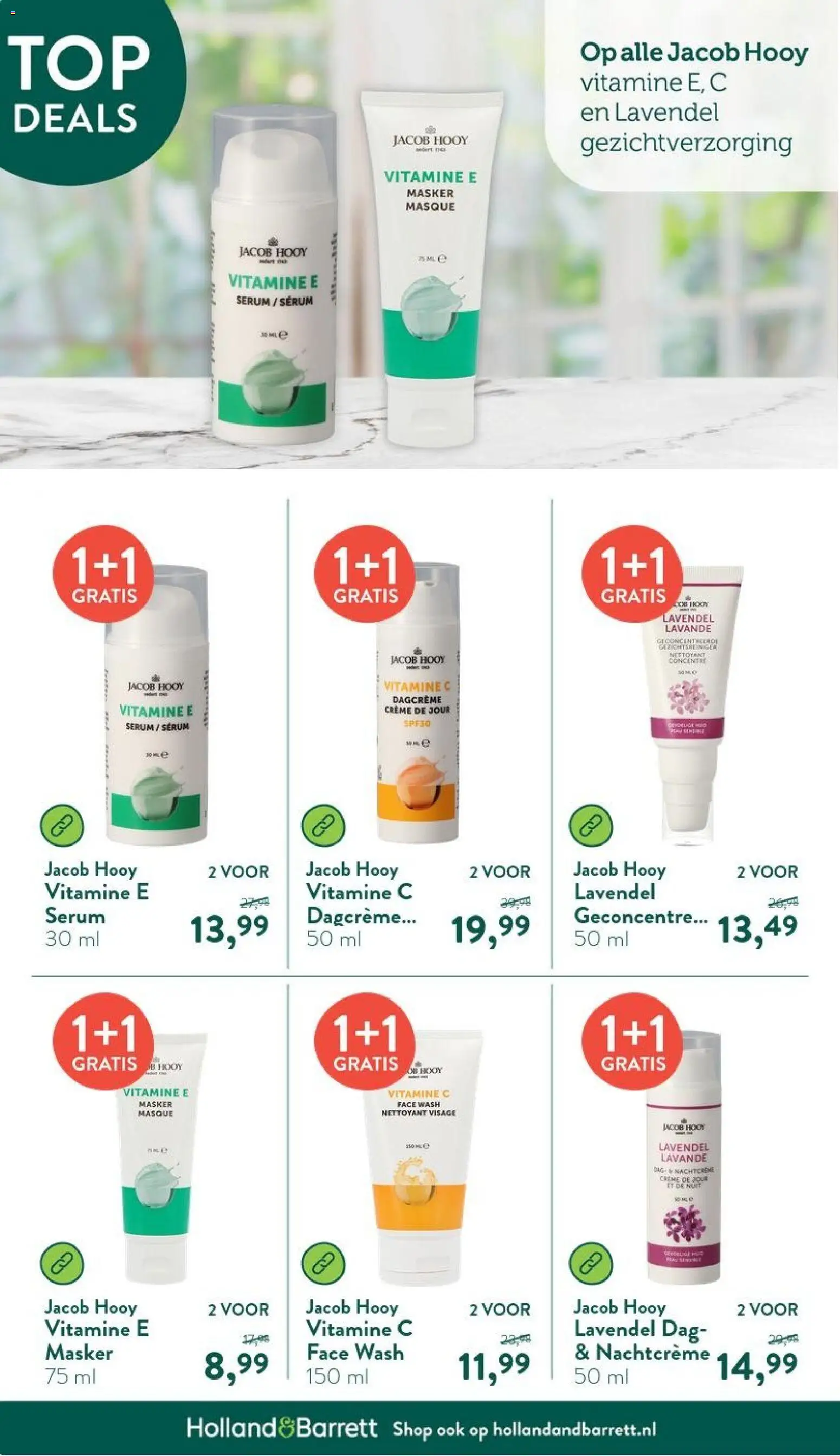 {H1} | Pagina: 22 | Producten: Vitamine C, Crème, Masker