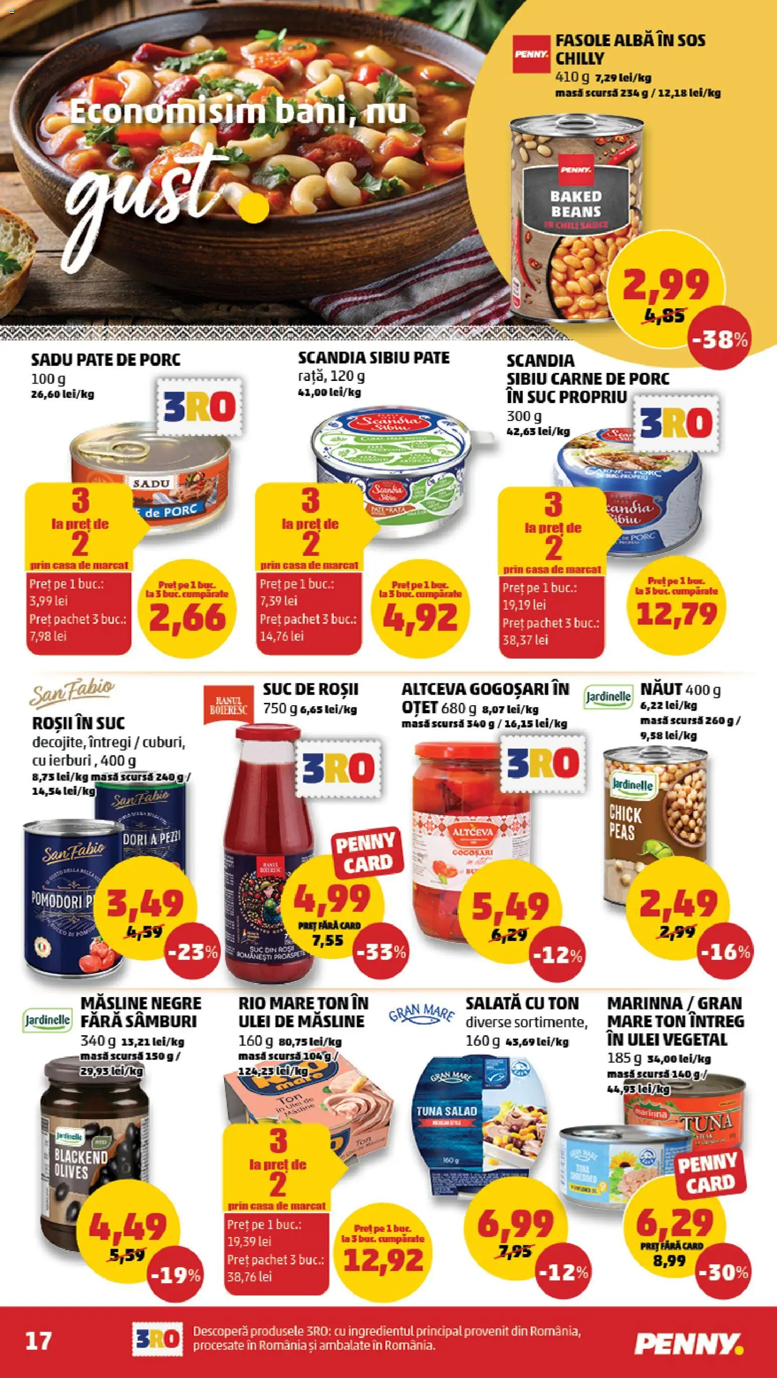 Noul catalog PENNY – valabil de la 23.09.2026 | Pagină: 17 | Produse: Alba, Masă, Pate, Suc