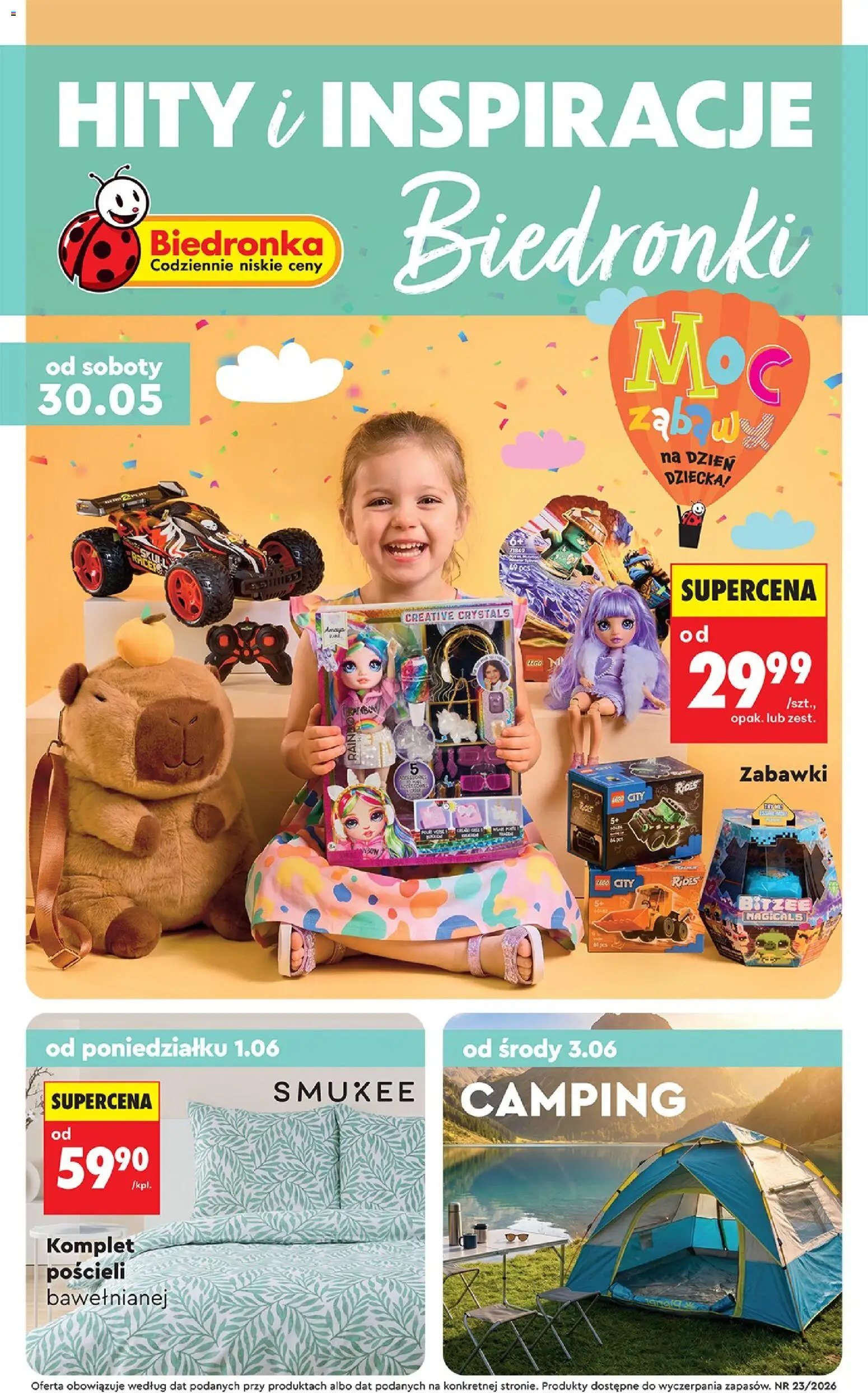 Biedronka gazetka - Hity i inspiracje od 30.05.2026 | Strona: 1 | Produkty: Lego