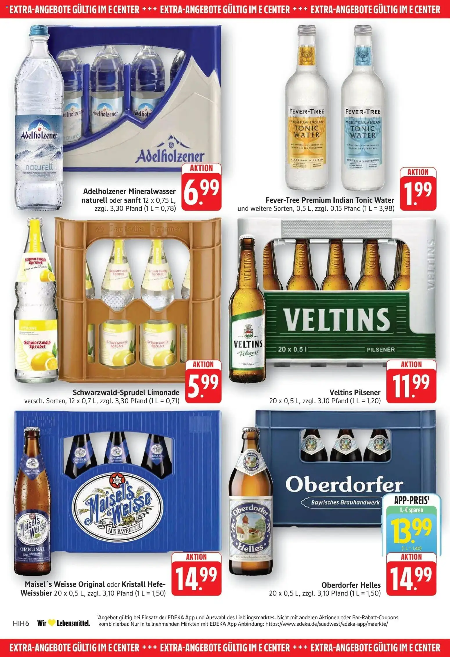 Edeka Prospekt Eislingen (ab 28.09.2026) » Angebote Online | Seite: 26 | Produkte: Weißbier, Limonade, Mineralwasser, Zitrone