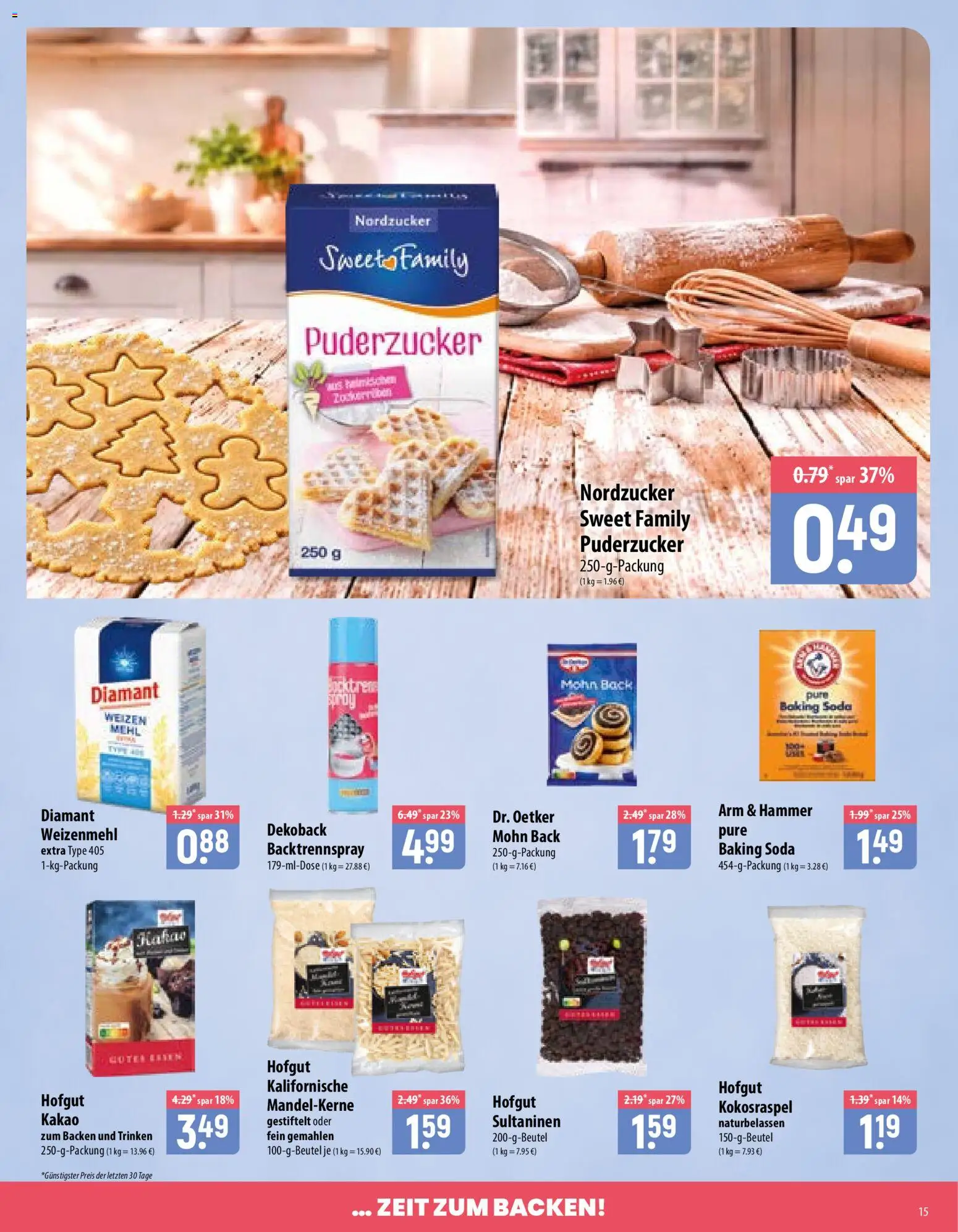 Famila Prospekt – gültig ab 02.11.2026 | Seite: 15 | Produkte: Mehl, Weizenmehl