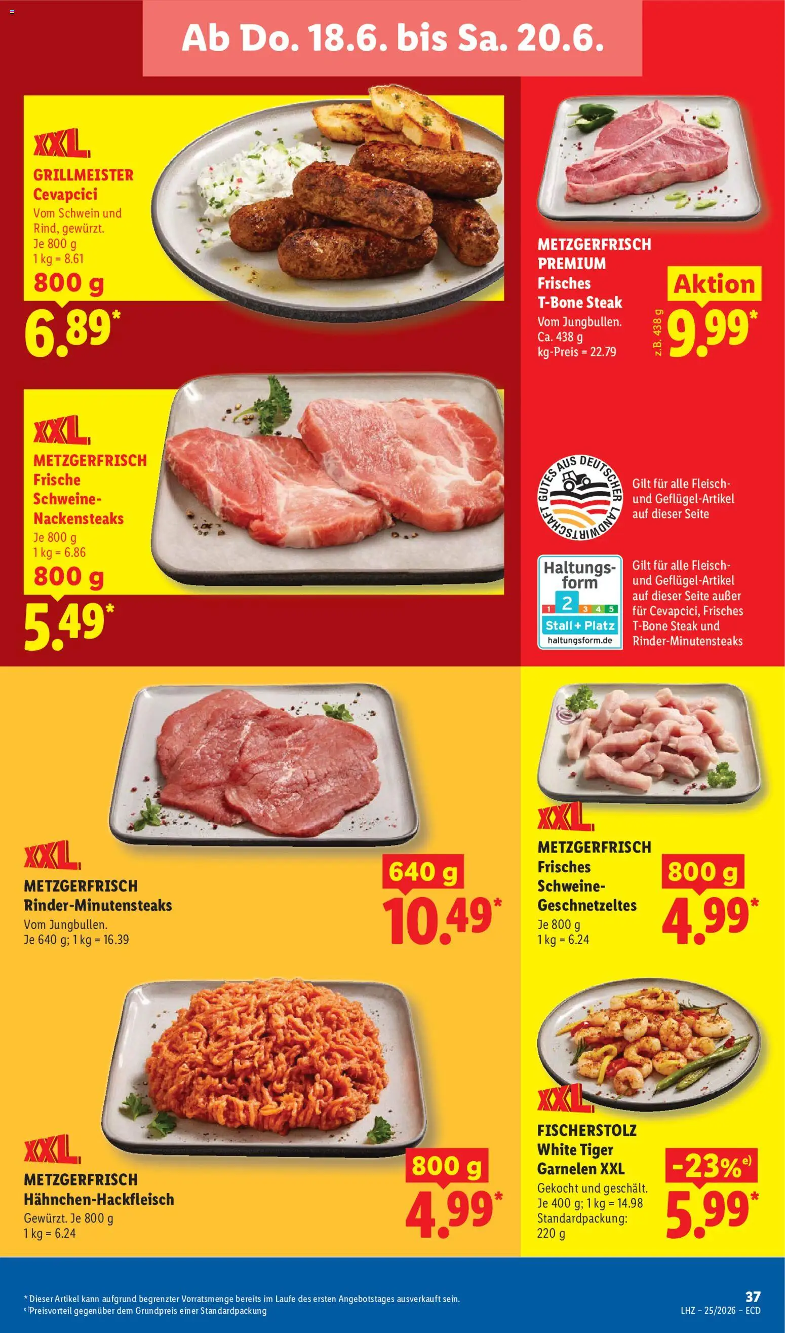 Lidl Německo leták od 15.06.2026 | Strana: 61 | Produkty: Tiger, Steak