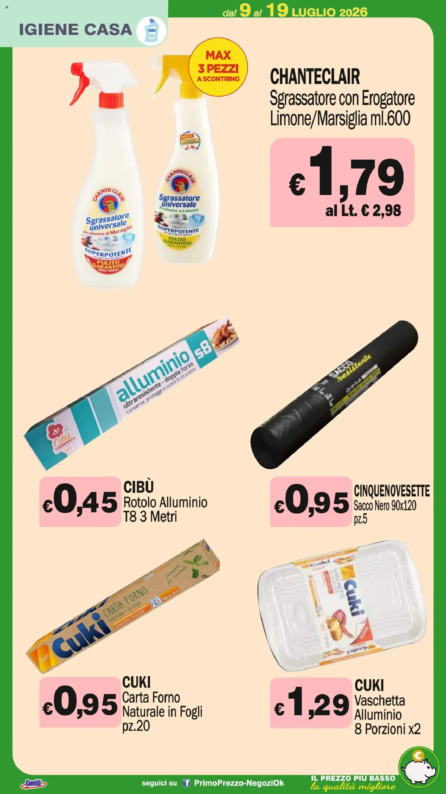 Volantino Primo Prezzo del 09/07/2026 | Pagina: 24