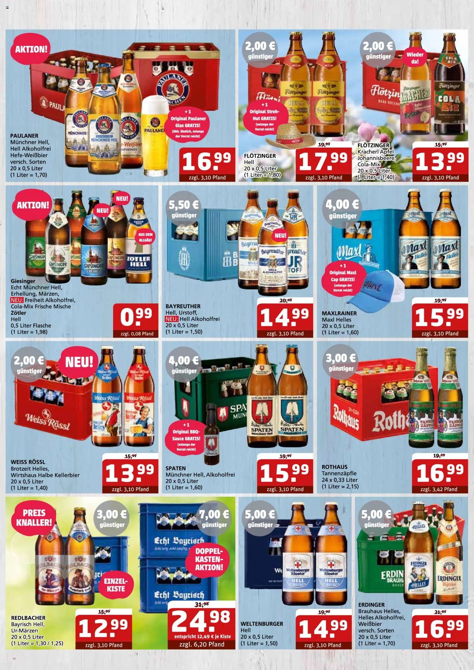 Getränke Quelle - wey-wvg kw20-2111.05.2026-23.05.2026 – gültig ab 11.05.2026 | Seite: 3 | Produkte: Erdinger, Cola, Hut, Paulaner