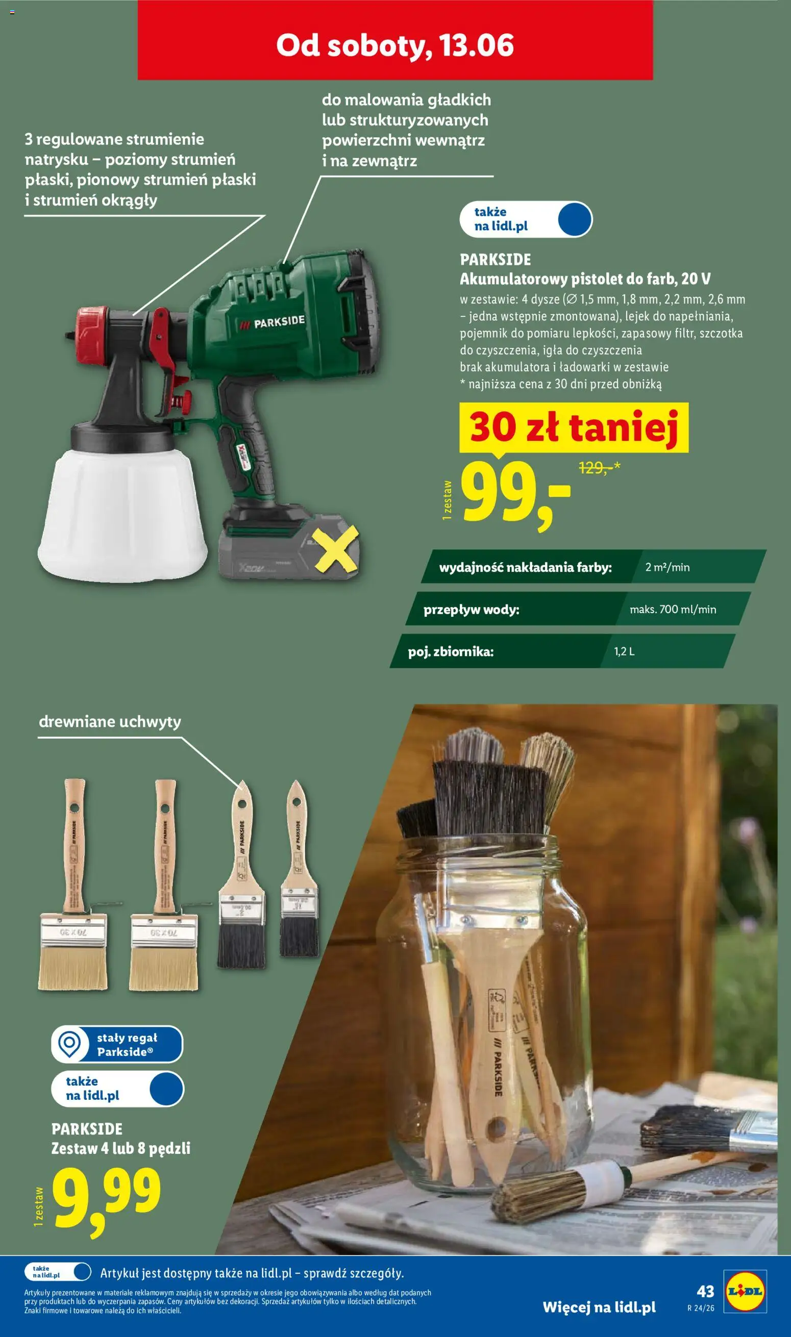Lidl Polsko katalog od 08.06.2026 | Strana: 47 | Produkty: Parkside, Regál