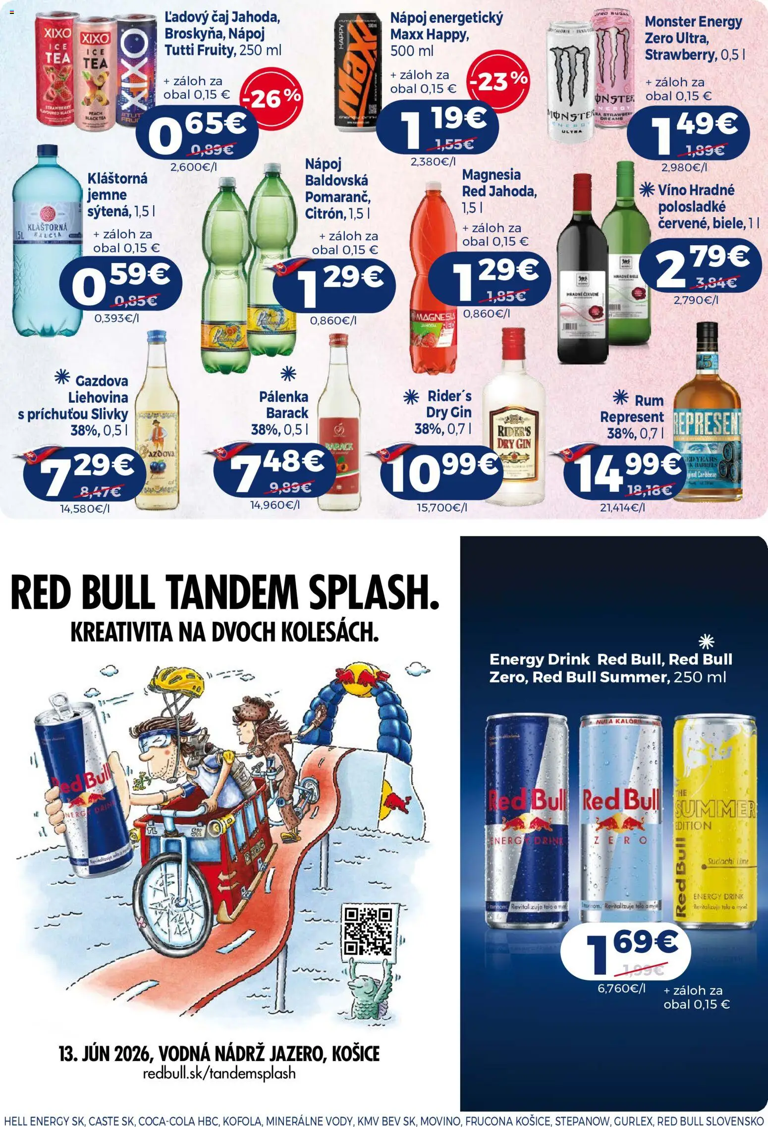Nové Milk Agro akcie – leták je platný od 27.05.2026 | Strana: 14 | Produkty: Víno, Magnesia, Rum, Baldovská