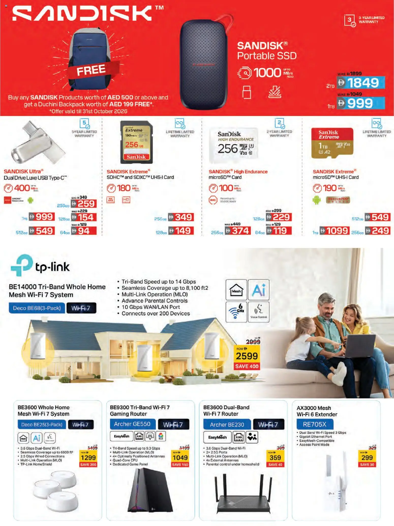 {H1} | Page: 12 | Products: Router, Backpack, USB