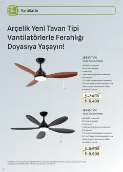 16.05.2026 tarihinden itibaren geçerli olan Arçelik kataloğu önizlemesi | Sayfa: 26 | Ürünler: Saat, Vantilatör