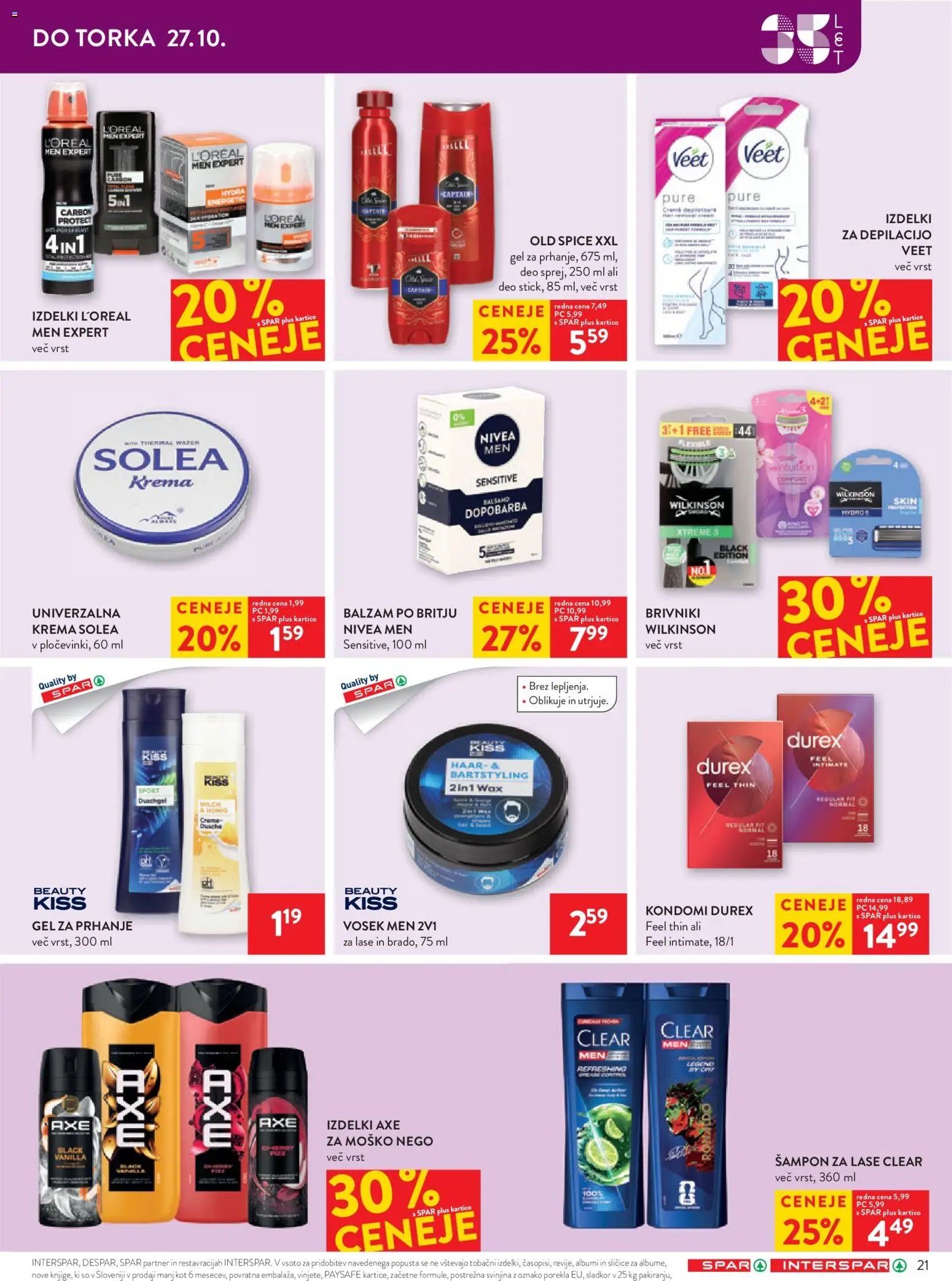 Novi Spar katalog ponudbe – veljaven od 21.10.2026 | Stran: 34