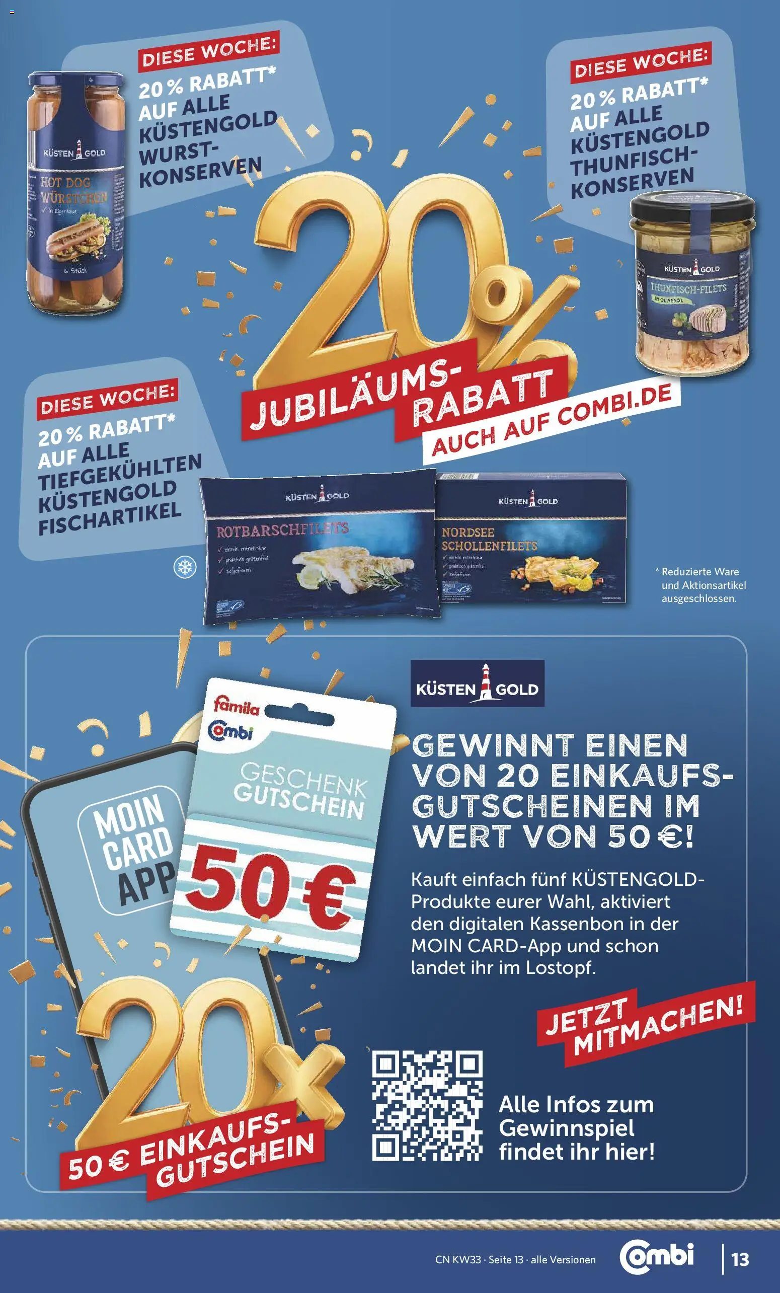 Combi Prospekt – gültig ab 10.08.2026 | Seite: 15 | Produkte: Thunfisch, Olivenol, Wurst
