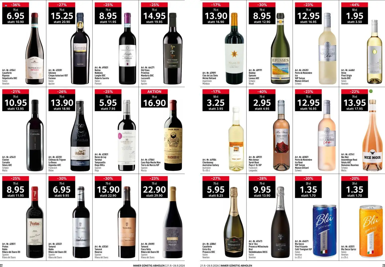 Prodega aktionen – gültig ab 21.09.2026 | Seite: 12 | Produkte: Prosecco
