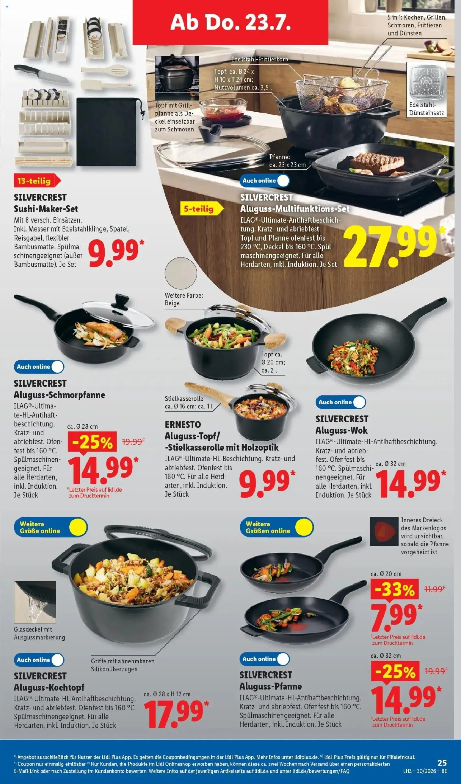 Lidl Prospekt Mahlow – gültig ab 20.07.2026 | Seite: 51 | Produkte: Herd, Ofen, Grill, Wok
