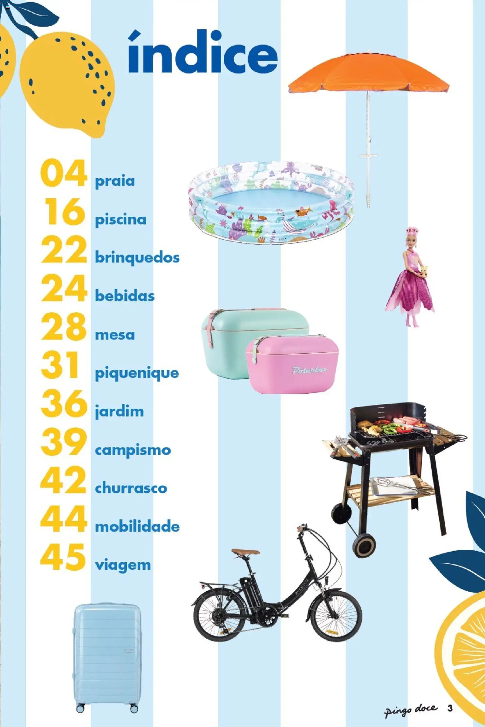 Pingo Doce Bazar Verão 2 │ válido de 30/06/2026 | Página: 3 | Produtos: Piscina, Polarbox, Mesa