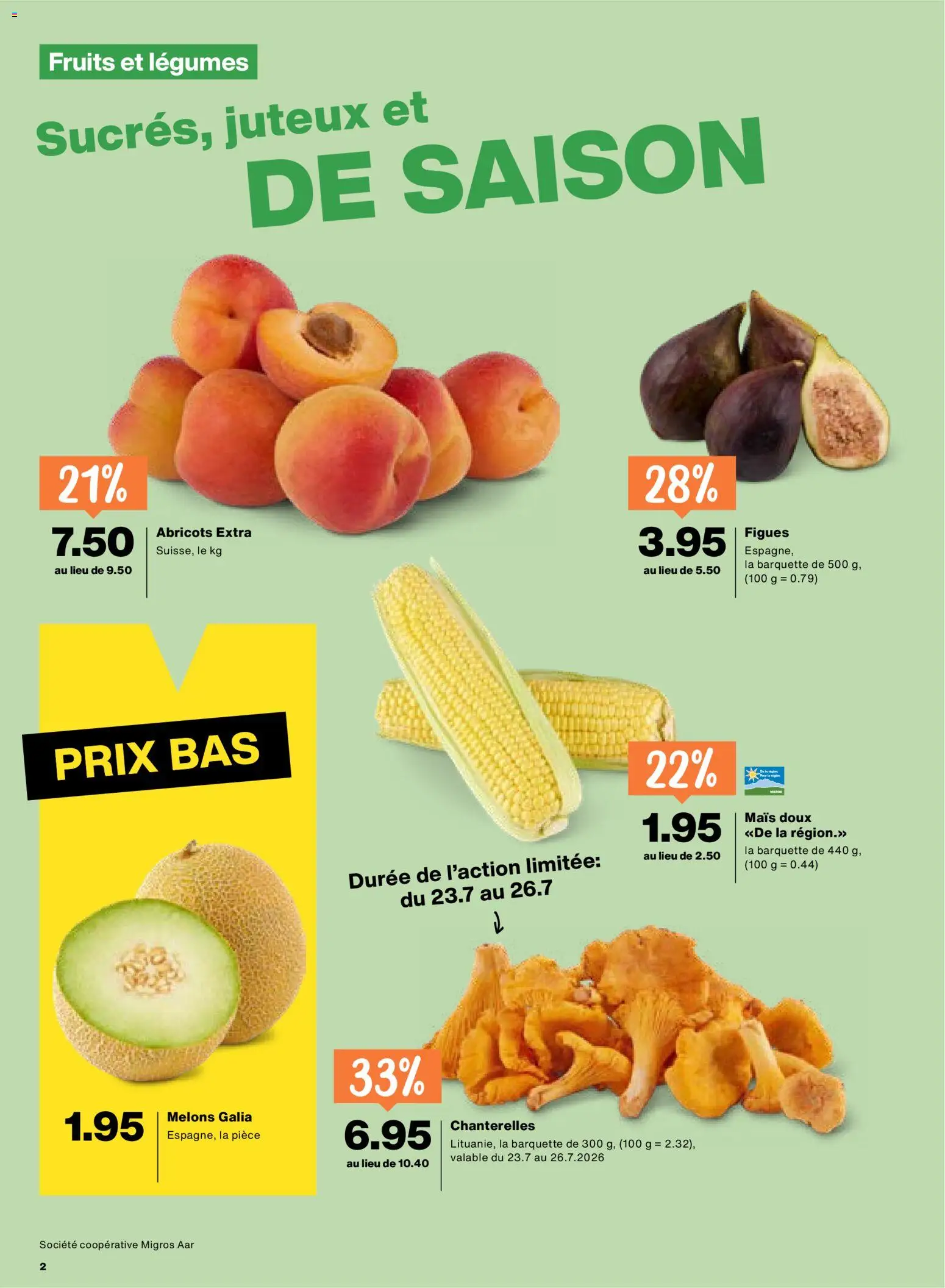 Migros aktionen FR – gültig ab 23.07.2026 | Seite: 2