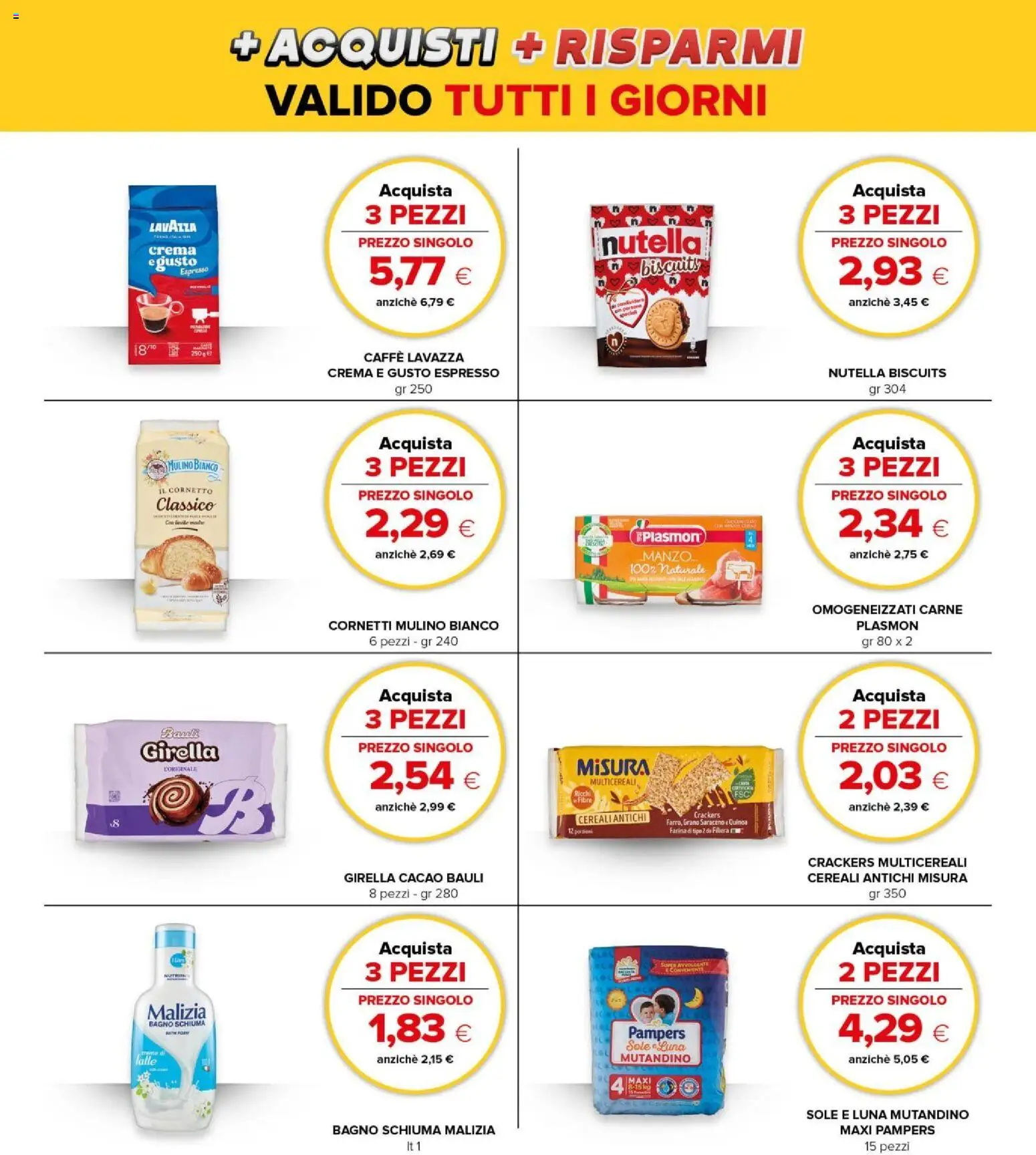 Volantino Oasi del 23.04.2026 | Pagina: 29 | Prodotti: Cornetto, Cereali, Farina, Lavazza