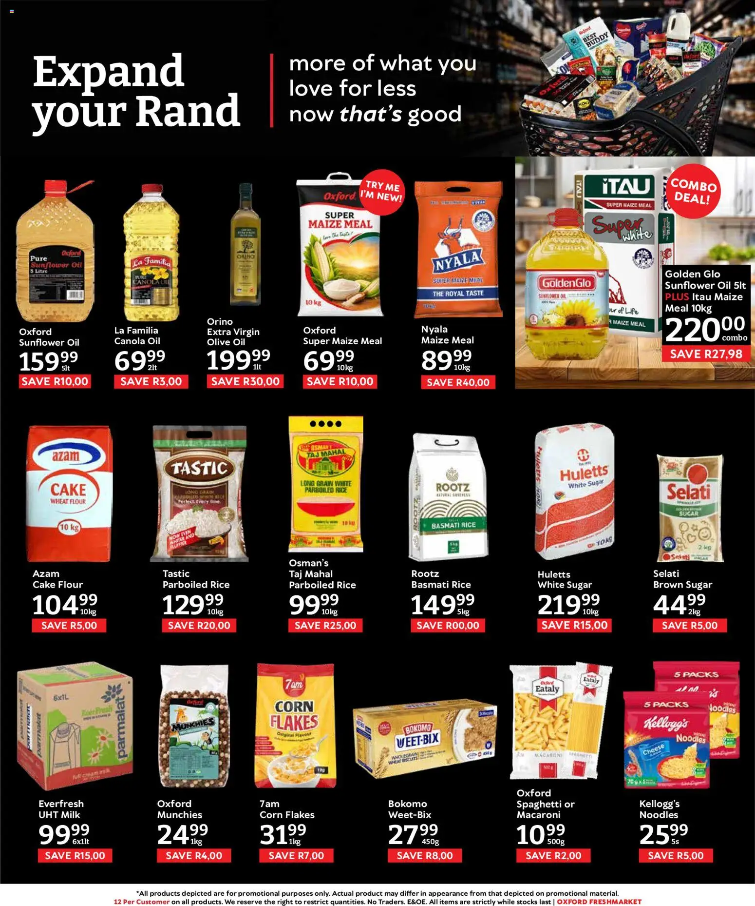 New Oxford Freshmarket catalogue – valid from 15/07/2026 | Page: 7 | Products: Corn flakes, Oil, Noodles, Flakes