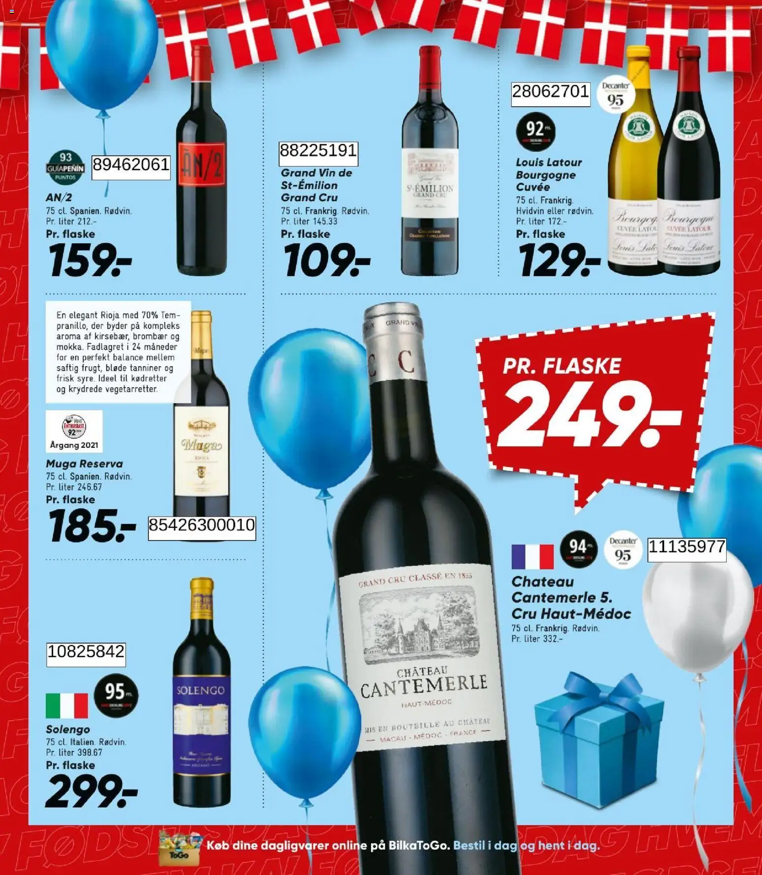 Bilka tilbudsavis – gyldig fra 21/08/2026 | Side: 28 | Produkter: Dagligvarer, Vin, Hvidvin, Rødvin
