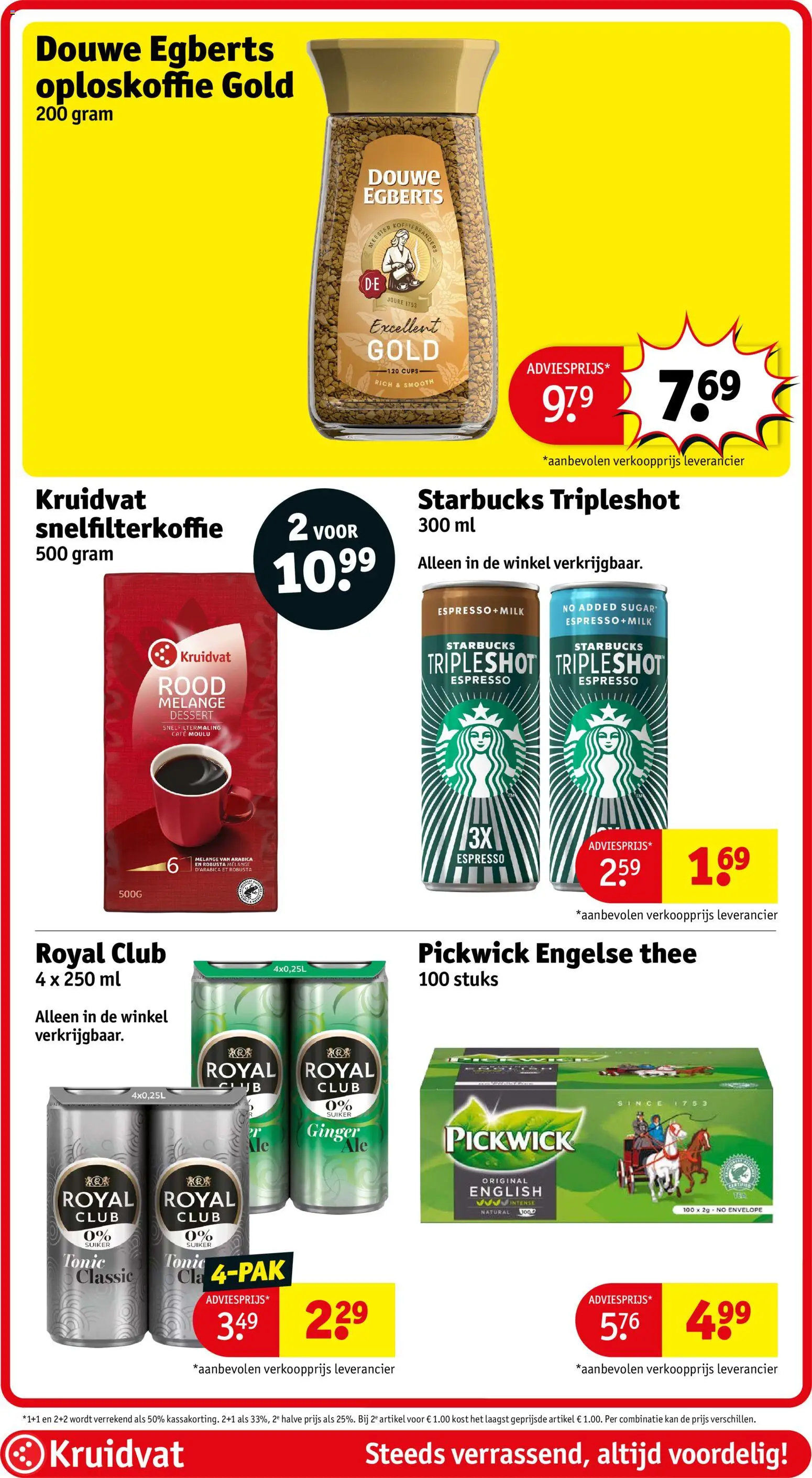 {H1} | Pagina: 90 | Producten: Waffelini, Thee, Kan, Oploskoffie
