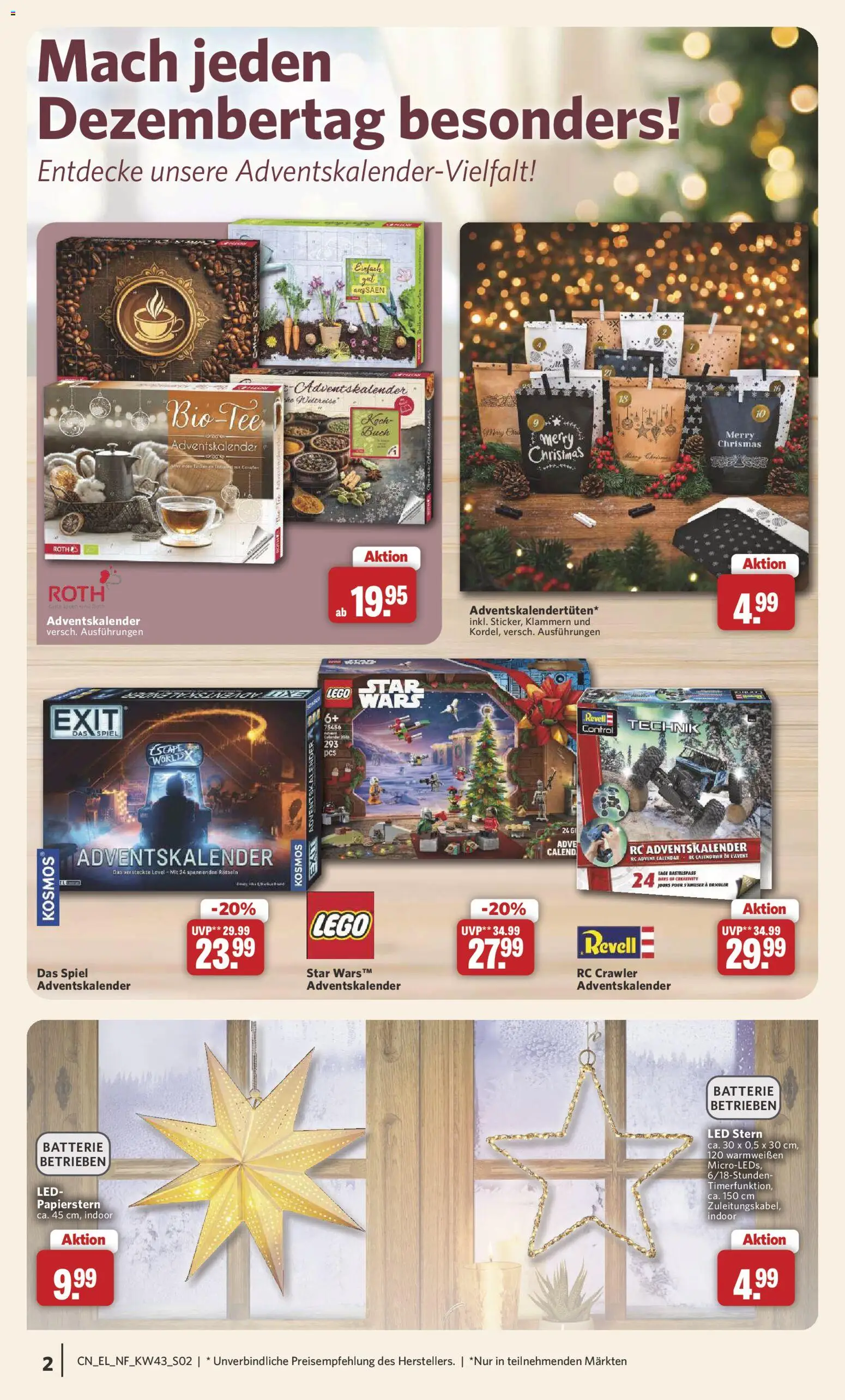 Combi Sonderangebote – gültig ab 19.10.2026 | Seite: 2 | Produkte: Spiel, Batterie, Tee