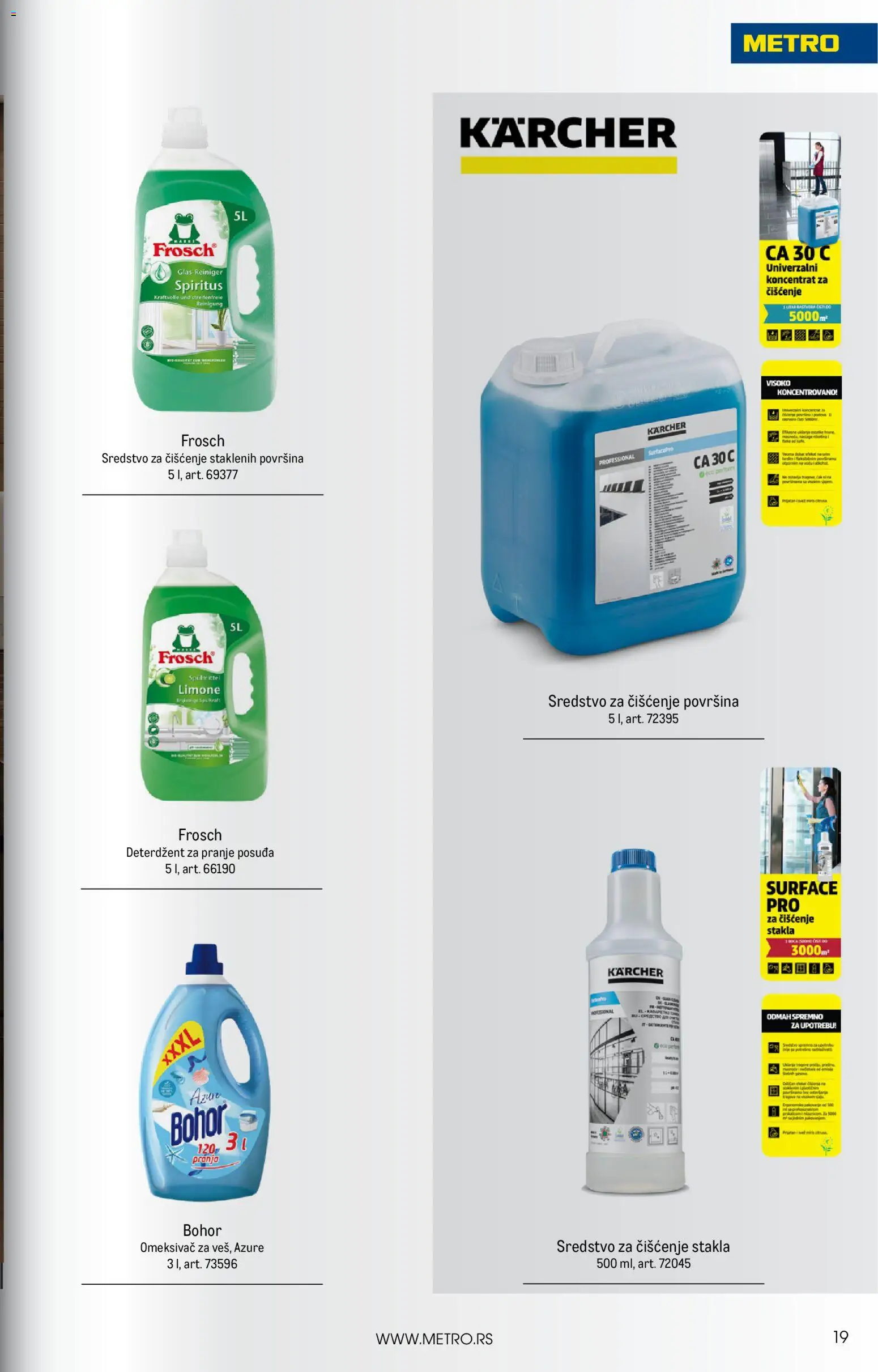Metro katalog - važi od 01.10.2026 | Strana: 19 | Proizvode: Deterdžent, Omekšivač, Sredstvo za čišćenje