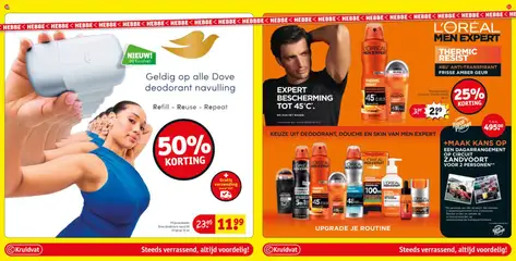 Kruidvat folder week 35 - Voorbeeld van een folder van Kruidvat, geldig van 25/08/2026 | Pagina: 18 | Producten: Gel, Douche, Geur, Deodorant