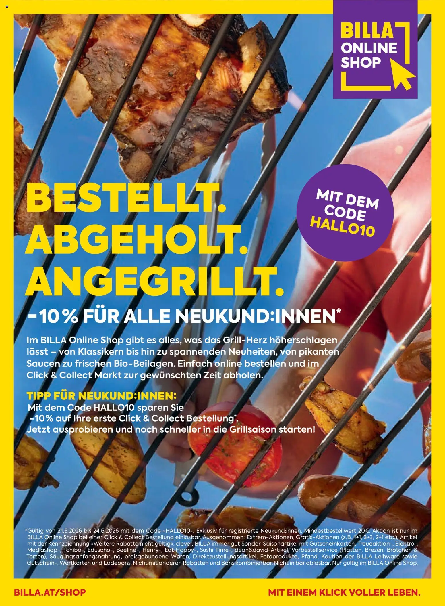 Billa AT akciós ujság - amely érvényes a következő dátumtól: 01.06.2026 | Oldal: 28 | Termékek: Sushi