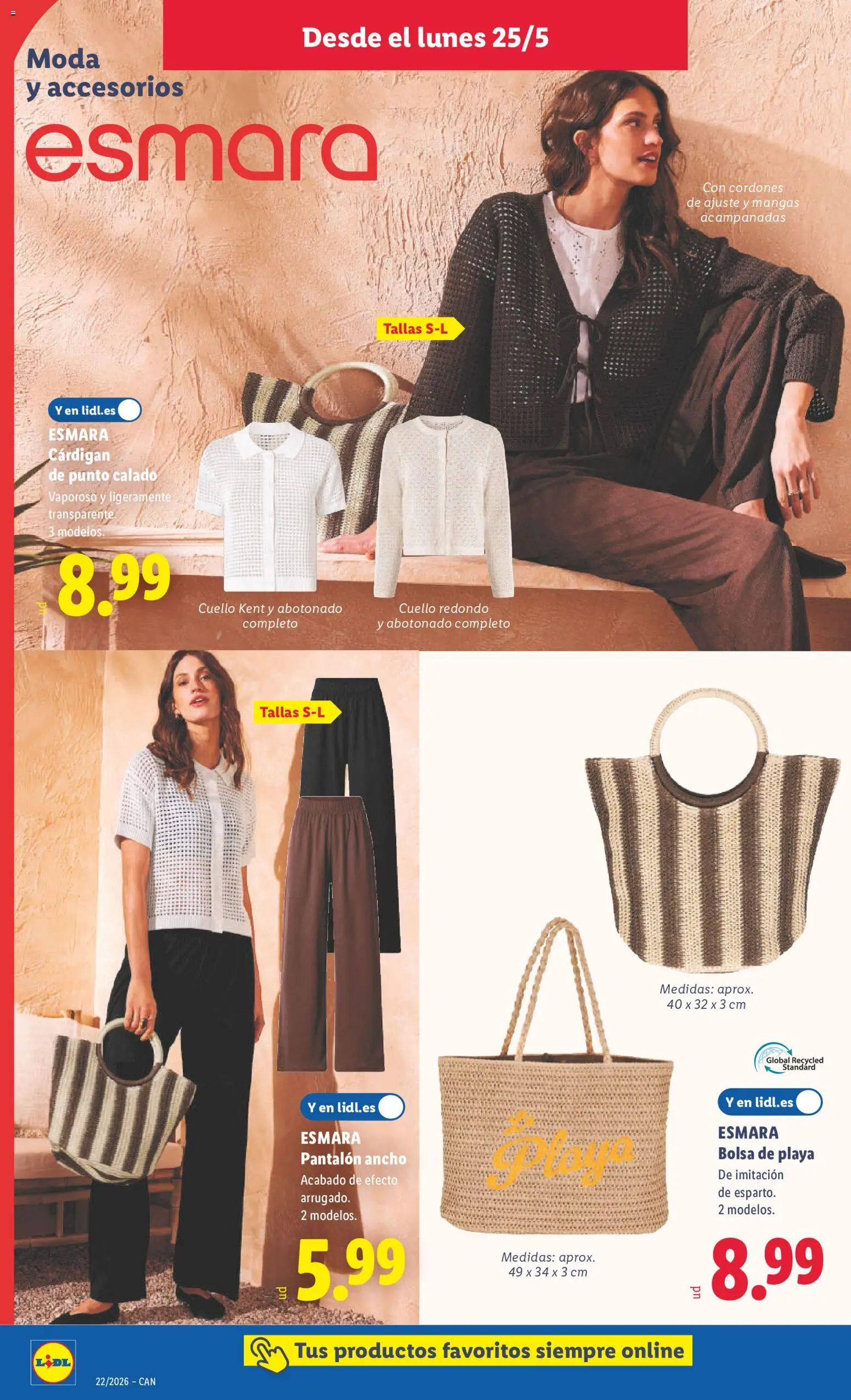 Lidl folleto de bazar │ válido desde el 25.05.2026 | Página: 14 | Productos: Bolsa