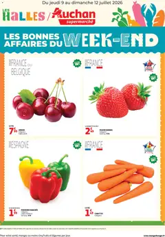 Auchan Les bons plans du week-end dans votre super ! - Voorbeeld van een folder van Auchan, geldig van 09/07/2026