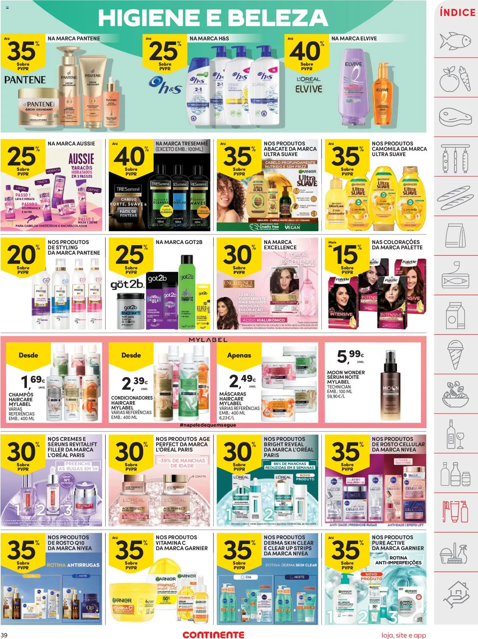 Continente folheto │ válido de 09.06.2026 | Página: 39 | Produtos: Shampoo, Óleo, Abacate, Vitamina c