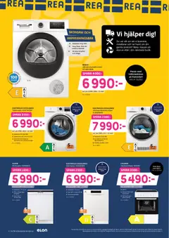 Elon erbjudanden - Förhandsvisning av reklamblad från butik Elon aktuell från 22/06/2026 | Sida: 2 | Produkter: Diskmaskin, Kuvert, Filter, Tvättmaskin