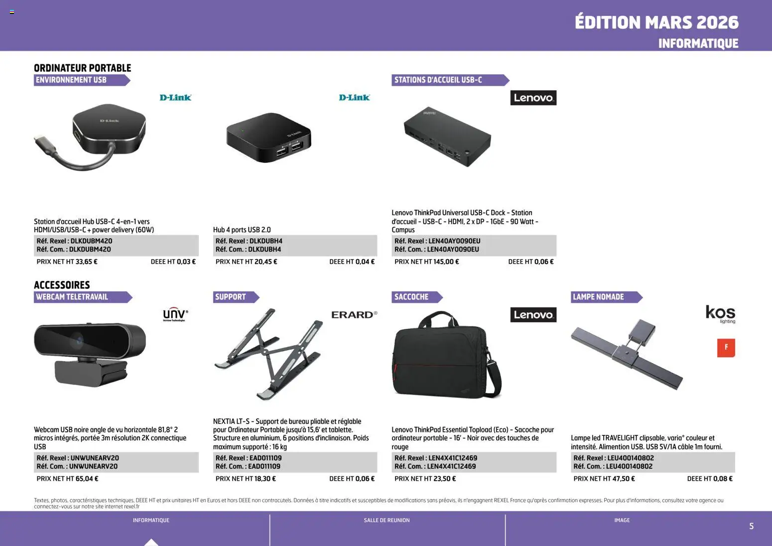 {H1} | Page: 5 | Produits: Câble, Bureau, USB, Lampe