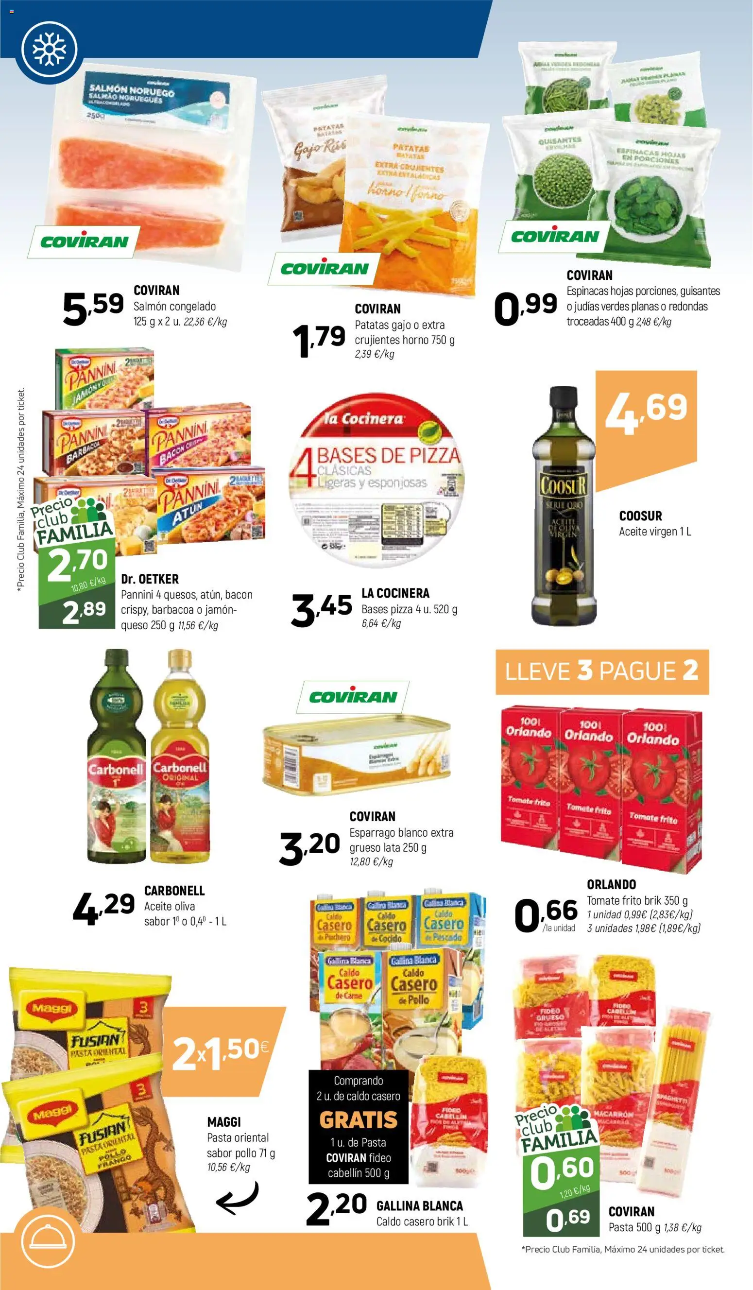 Coviran ofertas │ válido desde el 10.03.2026 | Página: 8 | Productos: Aceite, Jamón, Pescado, Horno