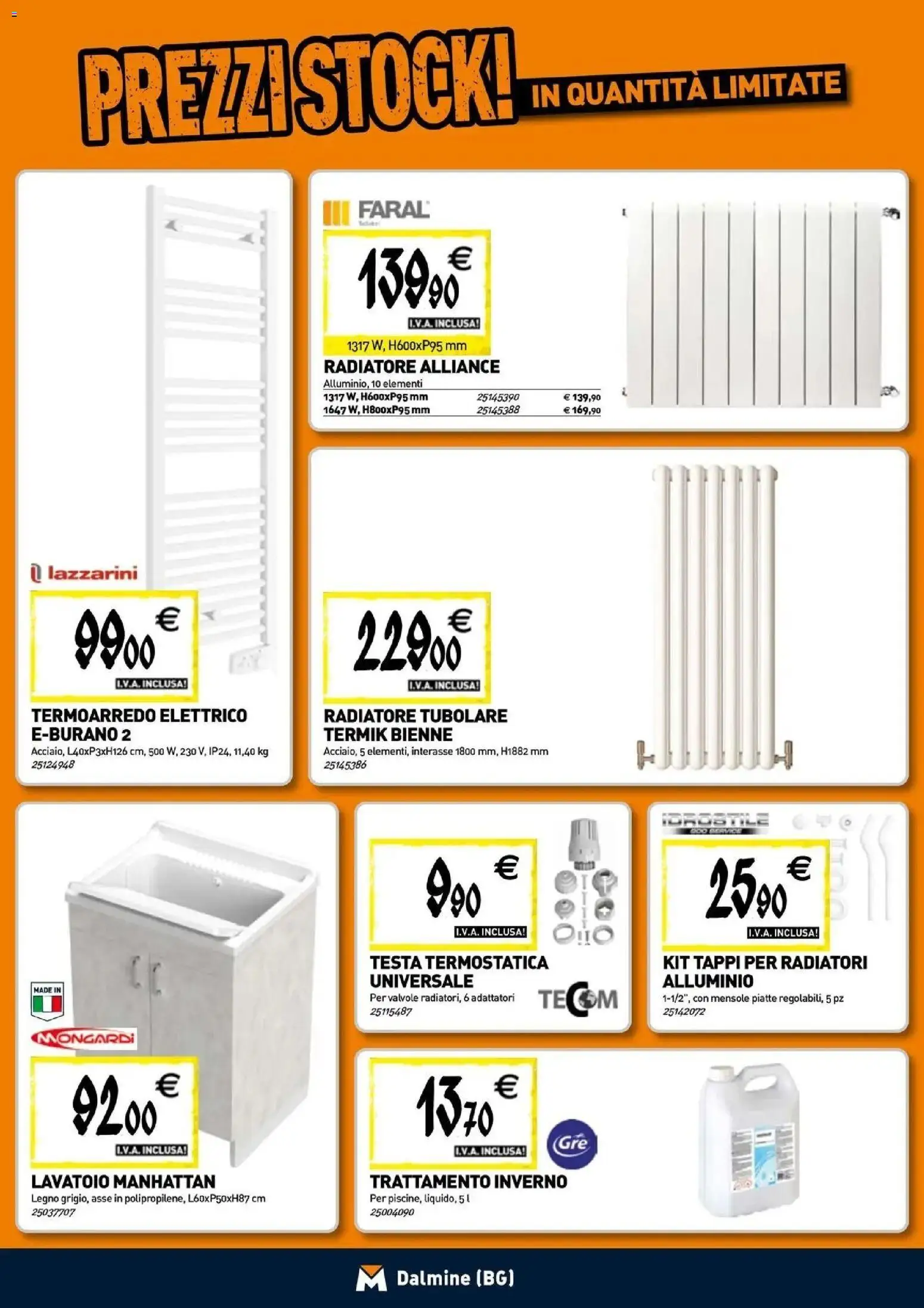 Nuovo TECNOMAT - Straordinari prezzi stock! dal 24/09/2026 > offerte anteprima 🛍️ | Pagina: 6 | Prodotti: Alluminio