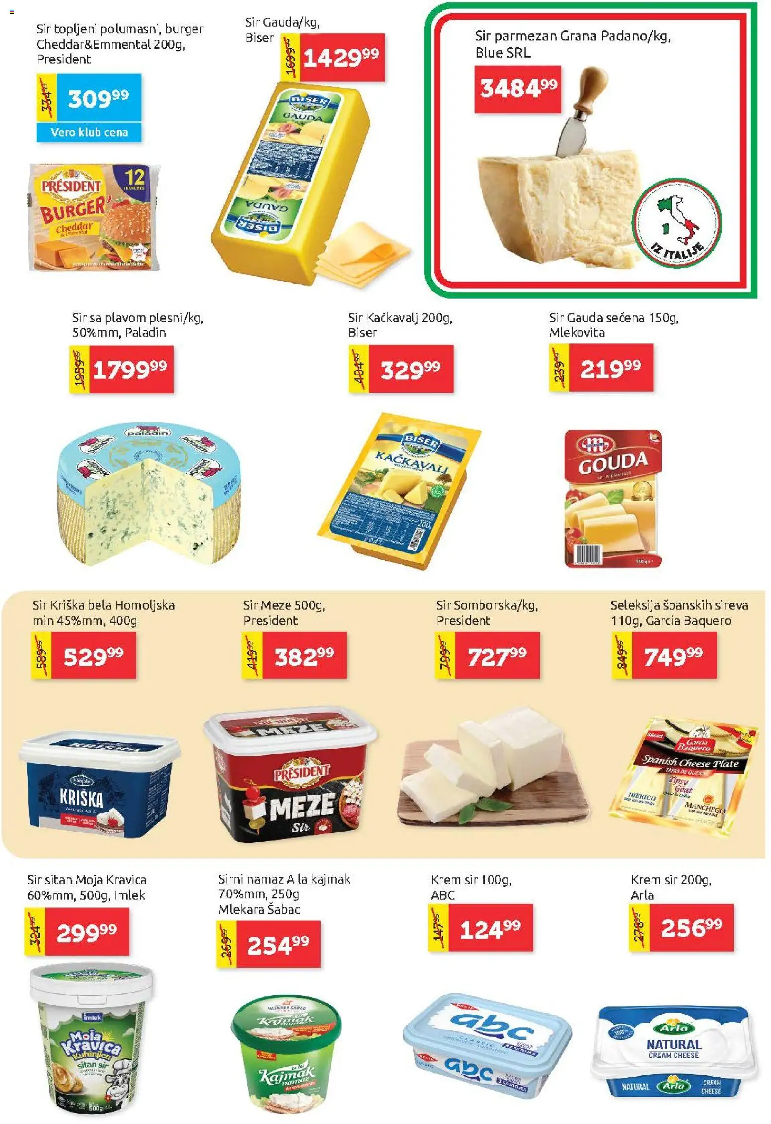 SuperVERO katalog - važi od 29.10.2026 | Strana: 7 | Proizvode: Namaz, Moja kravica, Sir, Kačkavalj