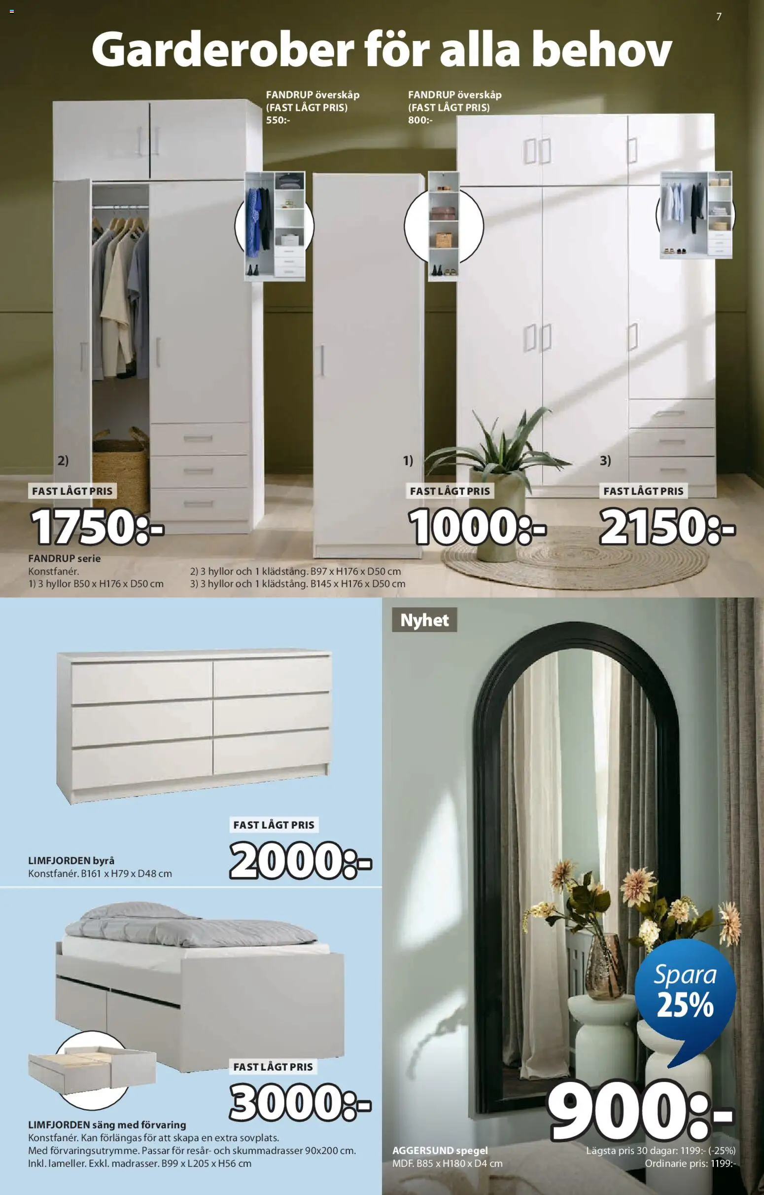 JYSK reklamblad aktuell från 07/09/2026 | Sida: 7 | Produkter: Ben, Fåtölj, Vantar