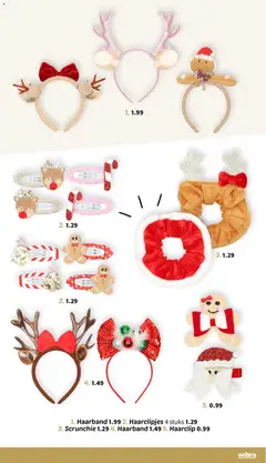 Wibra folder Kerstmis - Voorbeeld van een folder van Wibra, geldig van 15-10-2026 | Pagina: 43 | Producten: Haarclip
