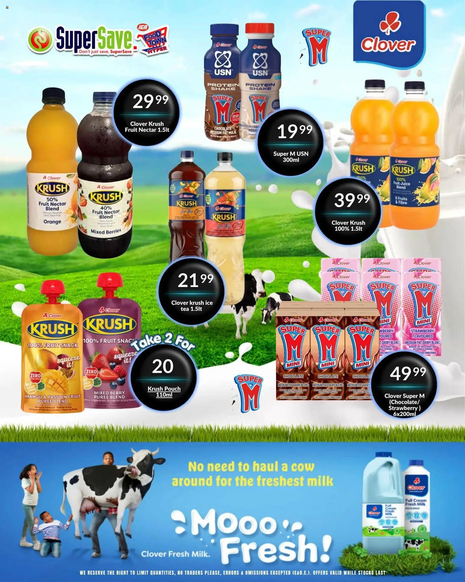 New Super Save catalogue – valid from 19/09/2026 | Page: 56 | Products: Protein, Cream, Dairy blend, Sugar