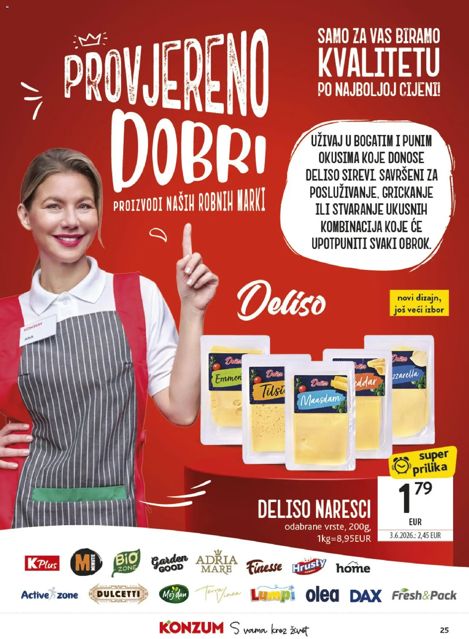 Konzum HR akciós ujság - amely érvényes a következő dátumtól: 2026.09.09. | Oldal: 25 | Termékek: Vas