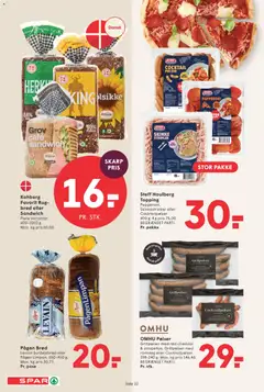 Spar - Tilbudsavis uge 25 - 26 gyldig fra 12.06.2026 | Side: 12 | Produkter: Cheddar, Brød, Pølser, Cocktailpølser