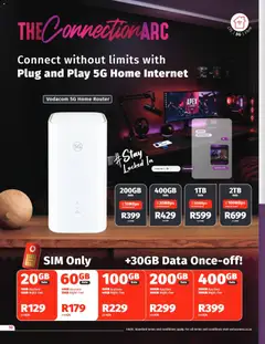 Vodacom specials catalogue – valid from 07/07/2026 | Page: 10 | Products: Data, Sim, Router