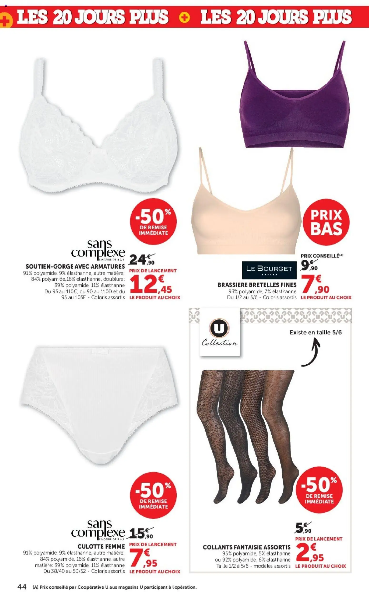 {H1} | Page: 44 | Produits: Collants, Culotte femme, Culotte