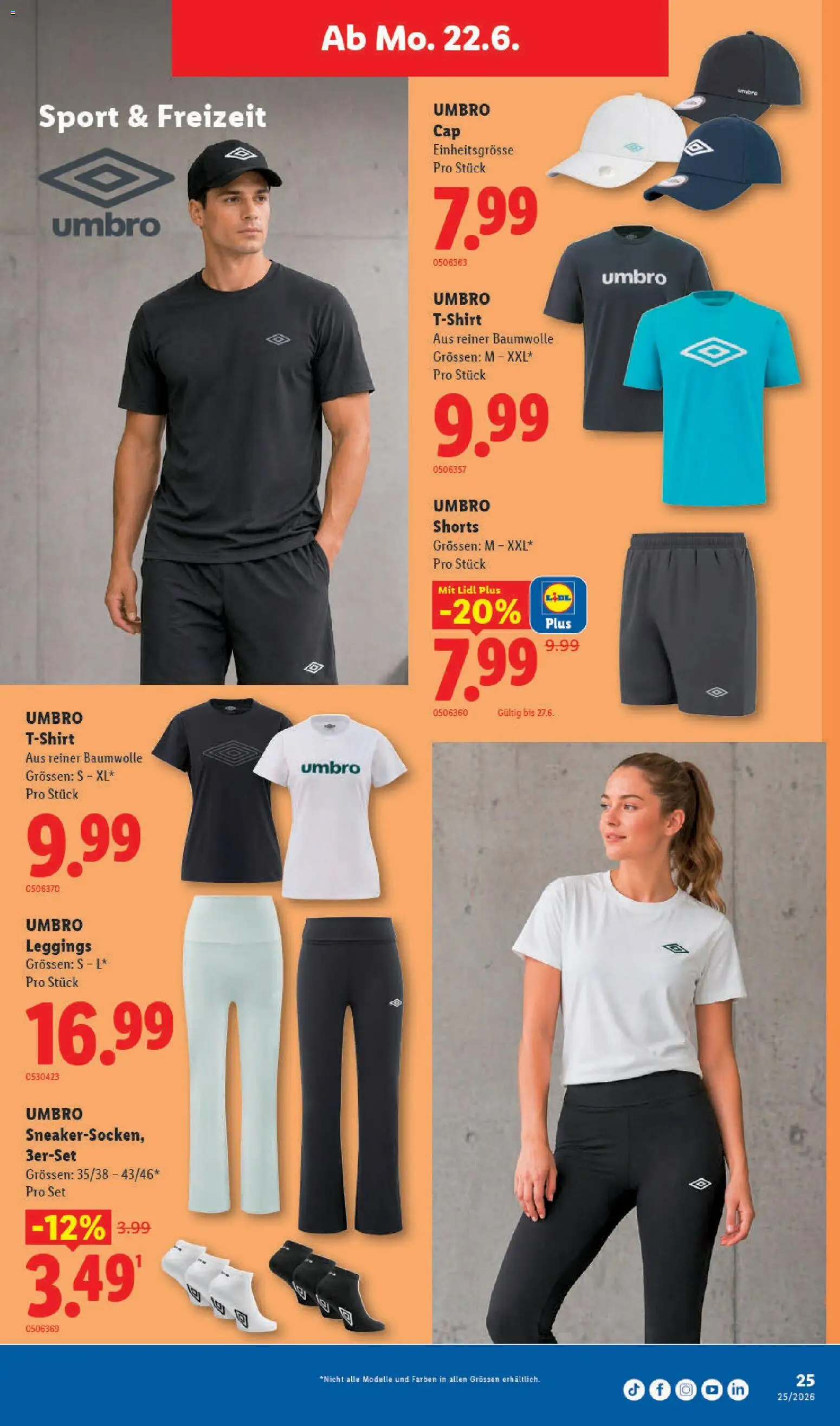 Lidl aktionen – gültig ab 18.06.2026 | Seite: 27 | Produkte: Leggings
