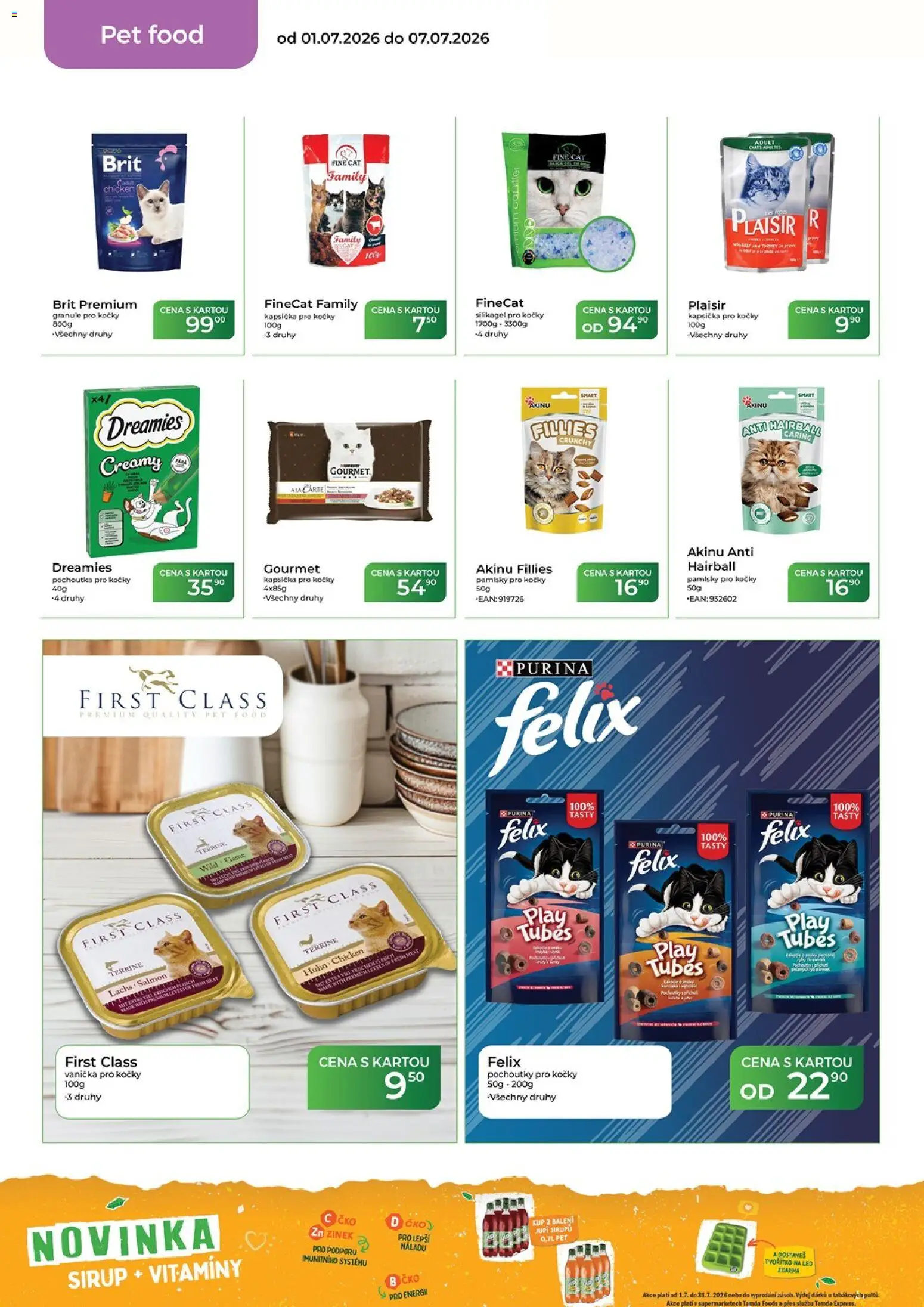 Tamda Foods leták od 01.07.2026 | Strana: 49 | Produkty: Granule, Vitamíny, Sirup, Tvořítko