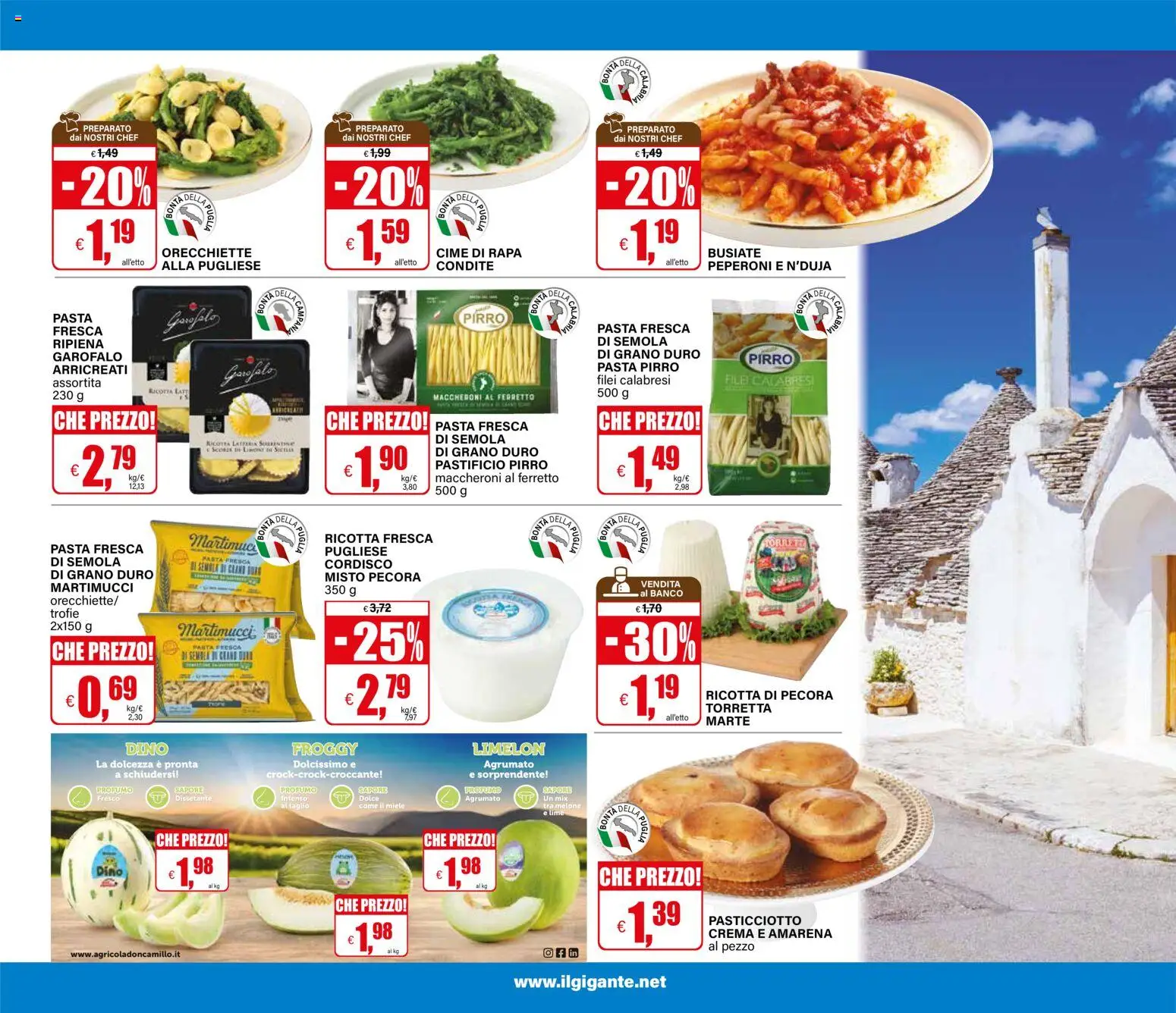 Volantino Il Gigante del 16/07/2026 | Pagina: 31 | Prodotti: Peperoni, Pasta, Lime, Melone