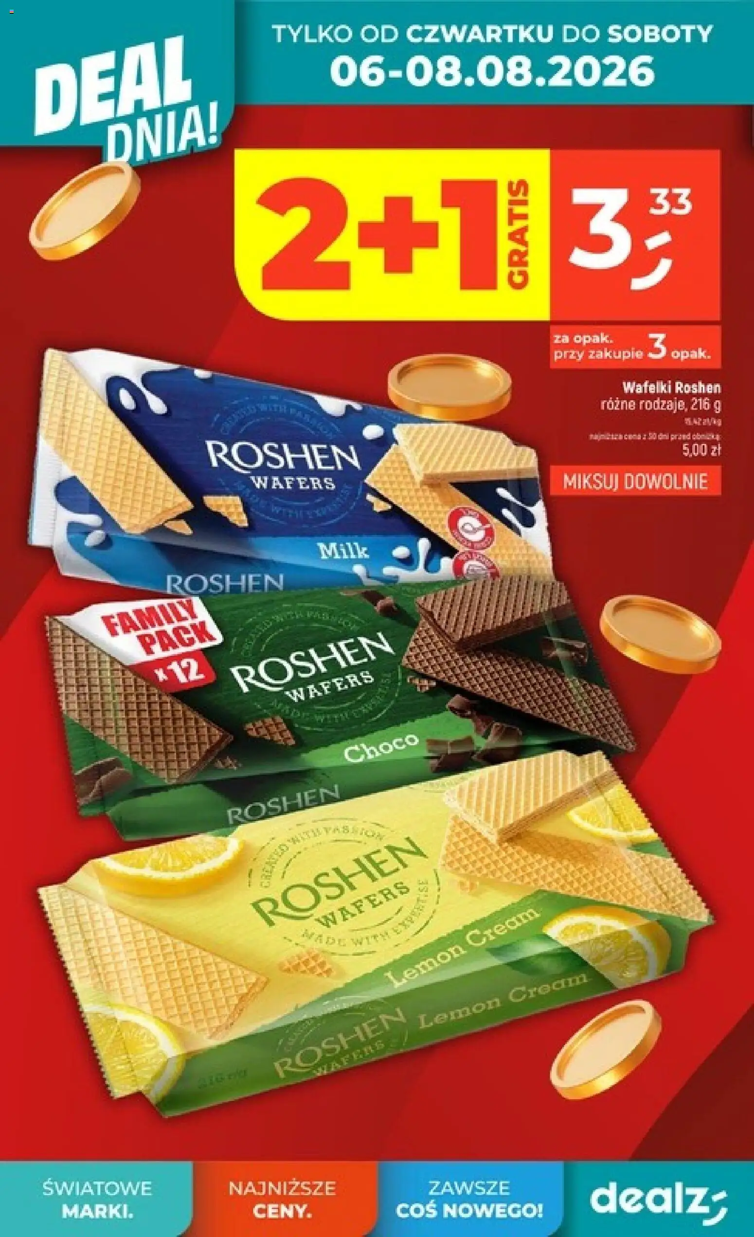 Dealz gazetka - Deal dnia od 06.08.2026 | Strona: 2 | Produkty: Wafelki